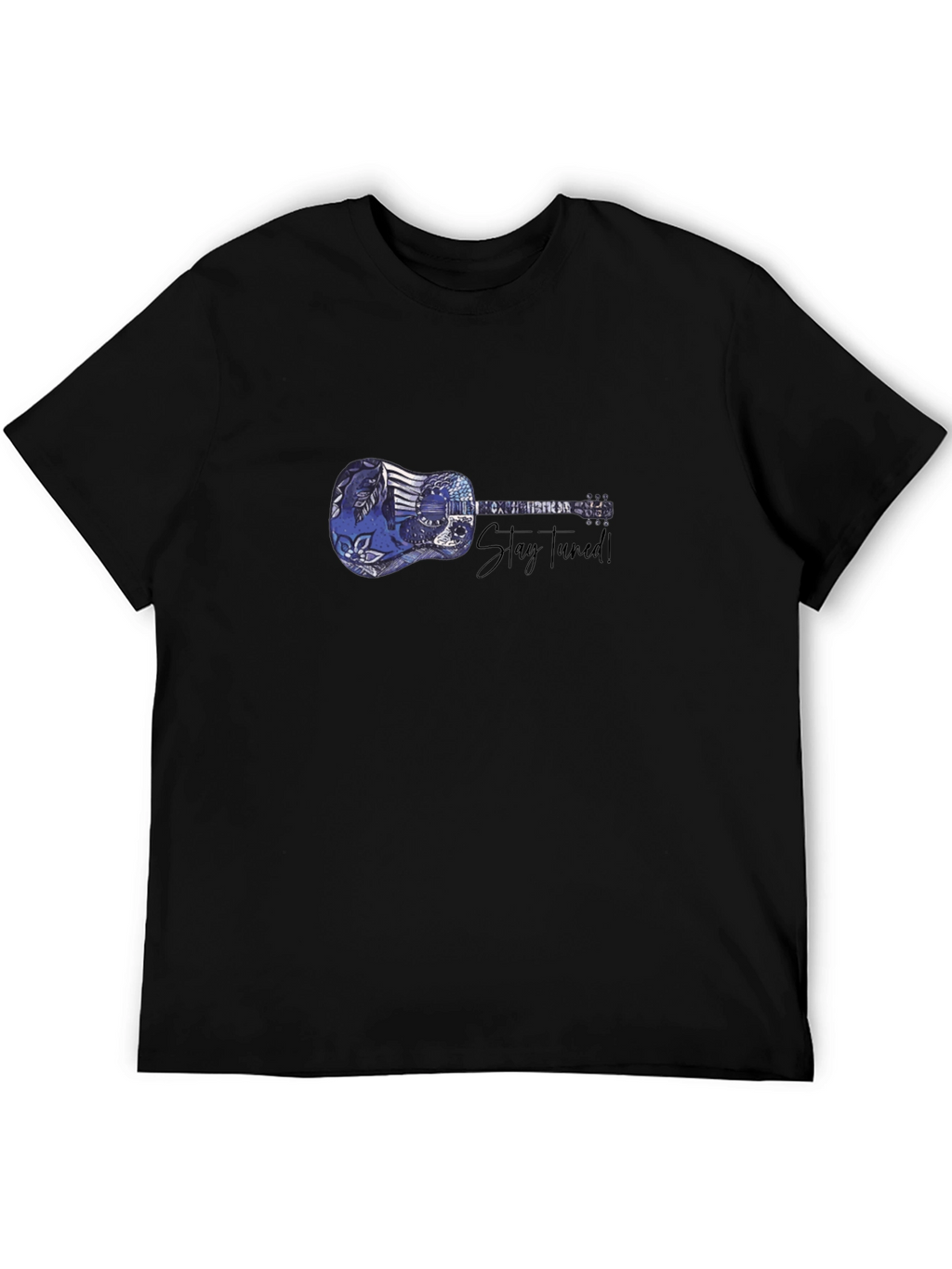 Stay Tuned Guitar Graphic T-Shirt