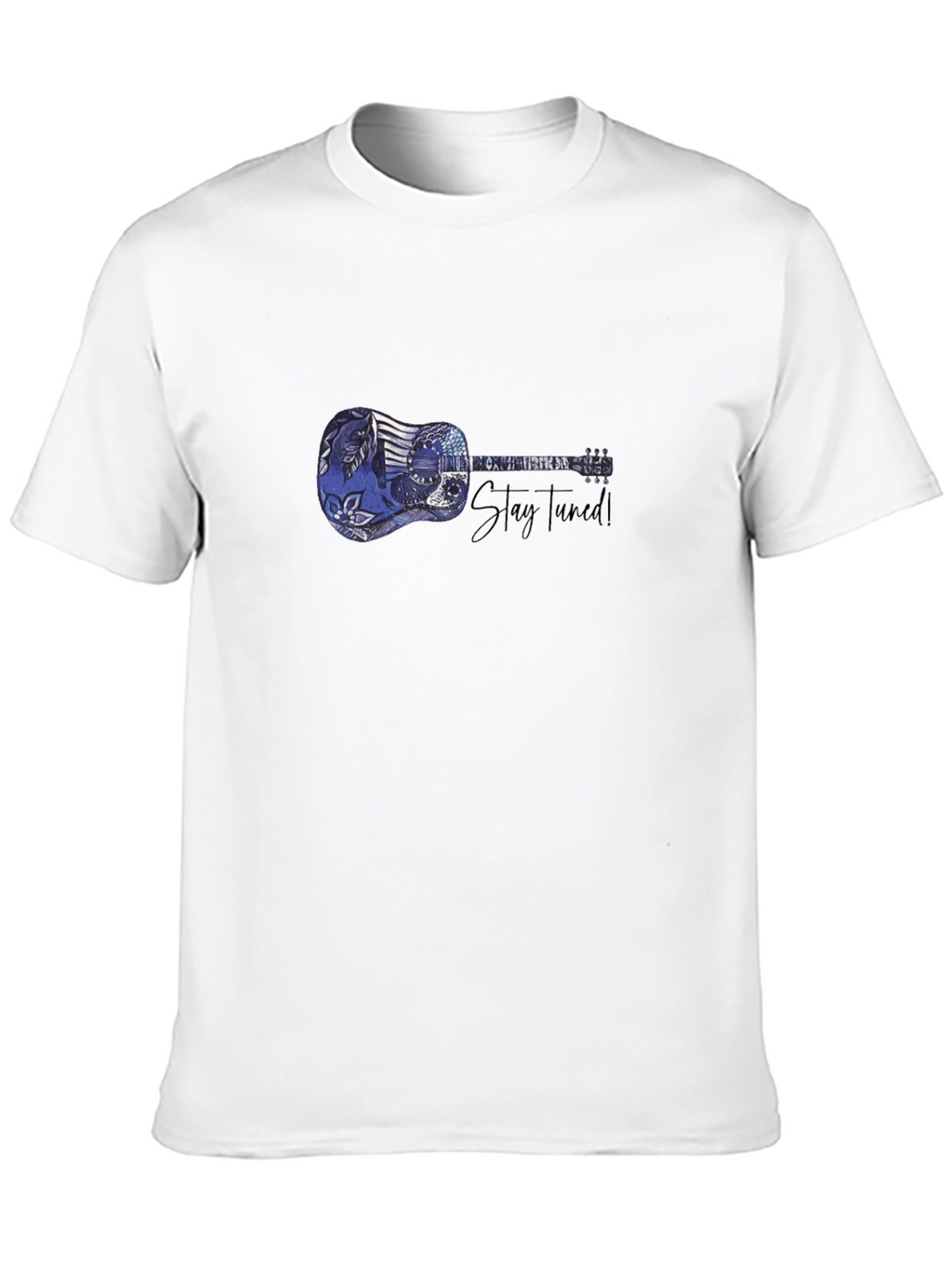 Stay Tuned Guitar Graphic T-Shirt