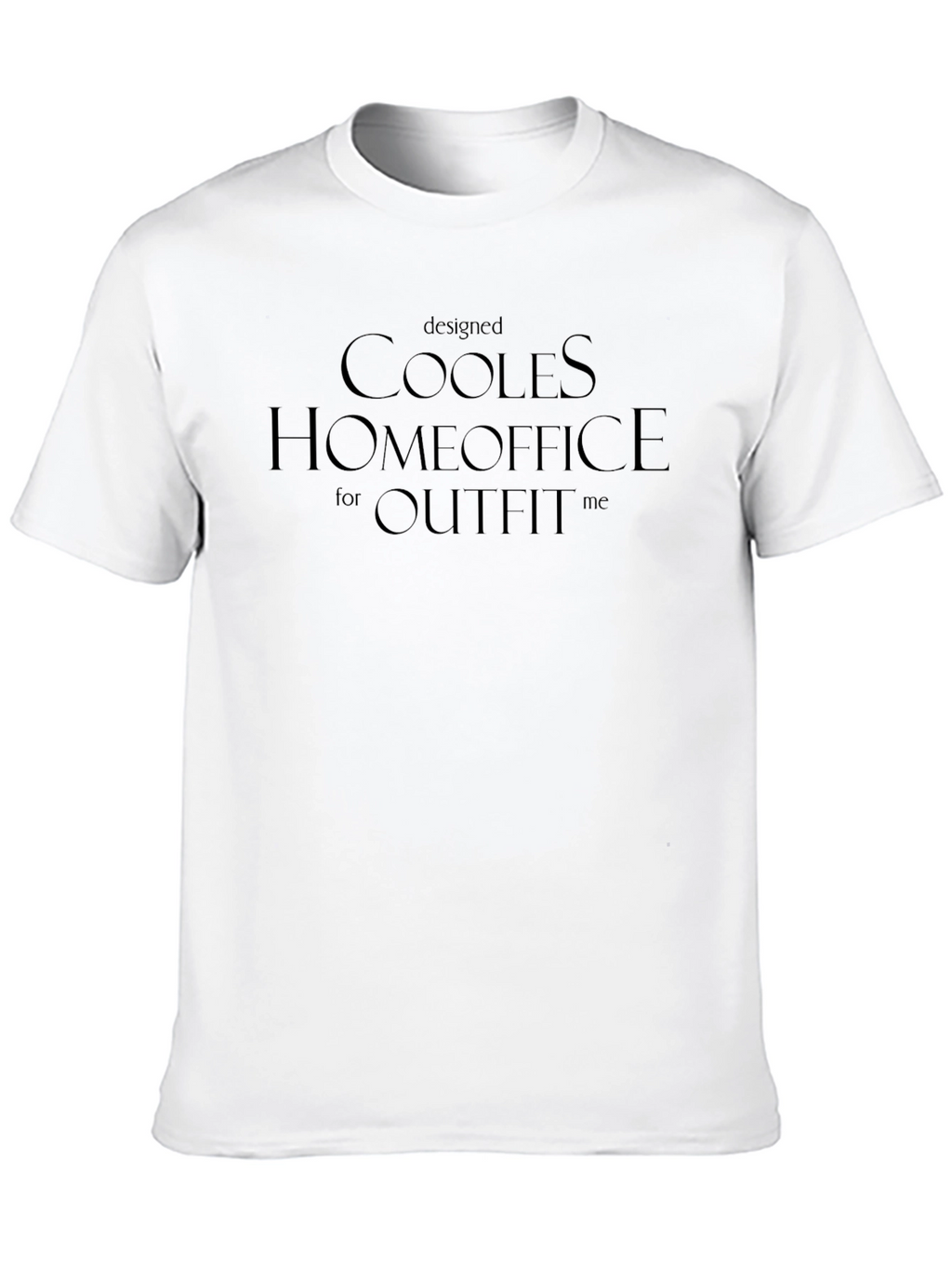 Cooles Home Office Outfit Black Tee
