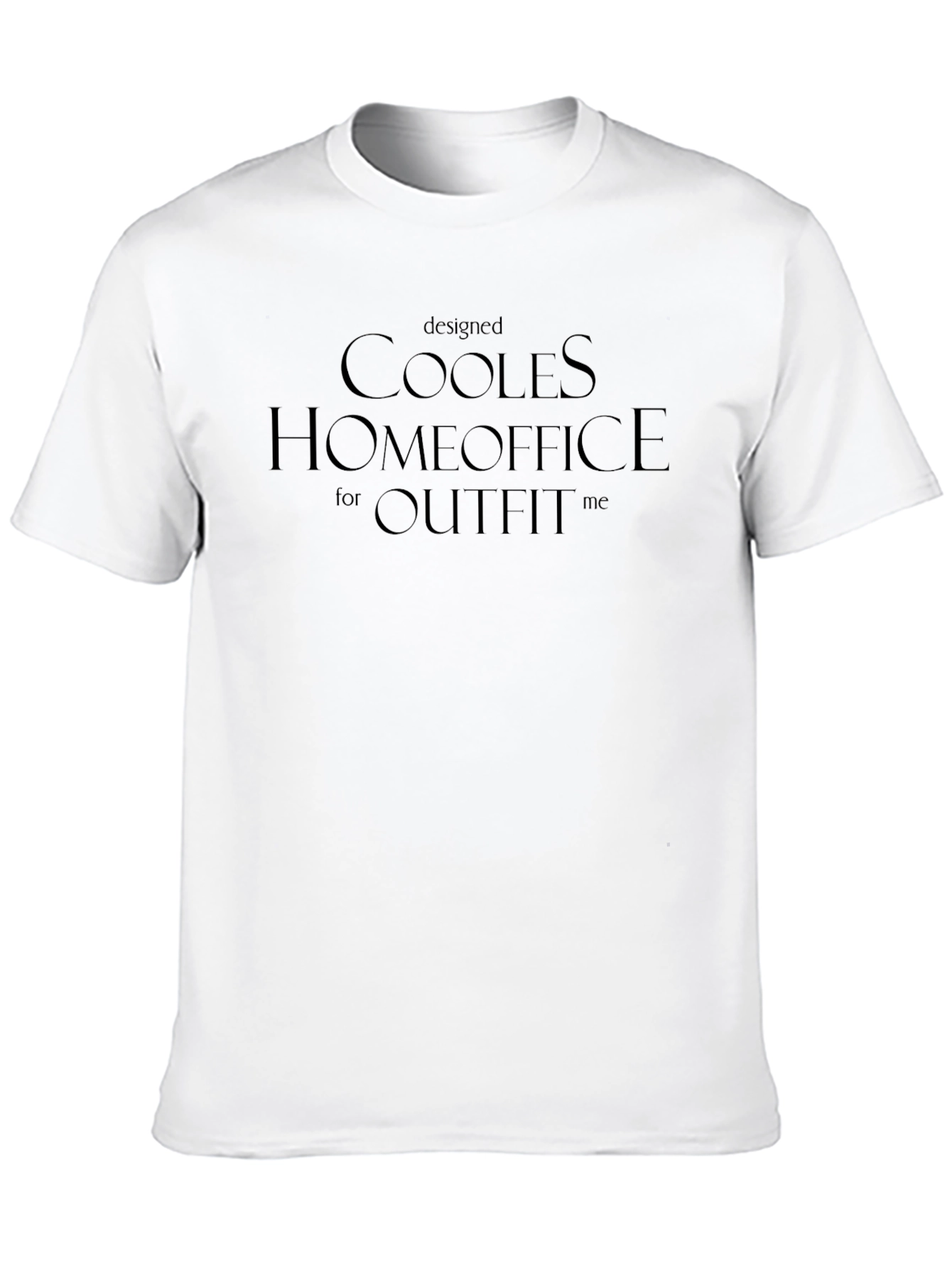 Cooles Home Office Outfit Black Tee
