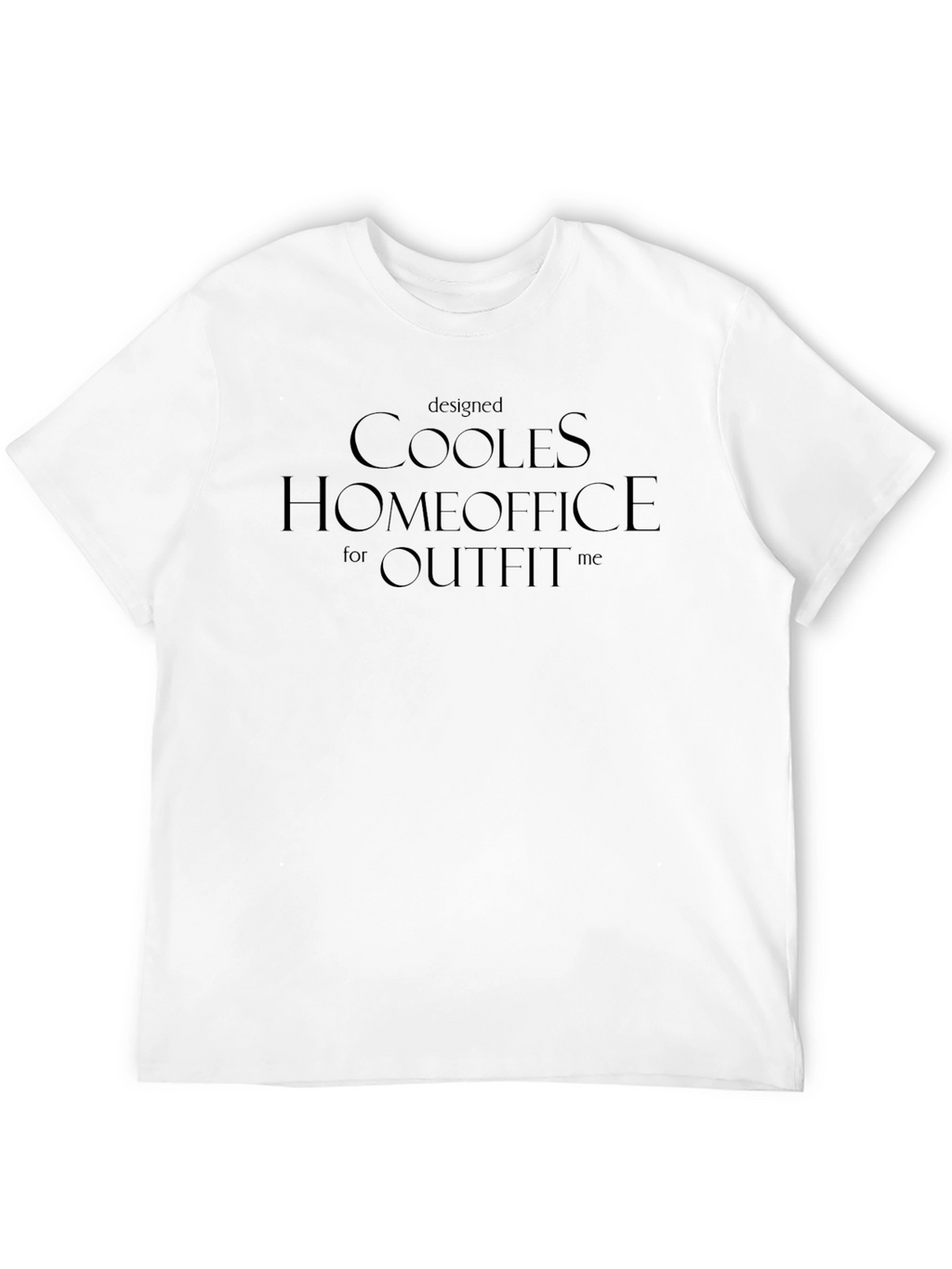 Cooles Home Office Outfit Black Tee