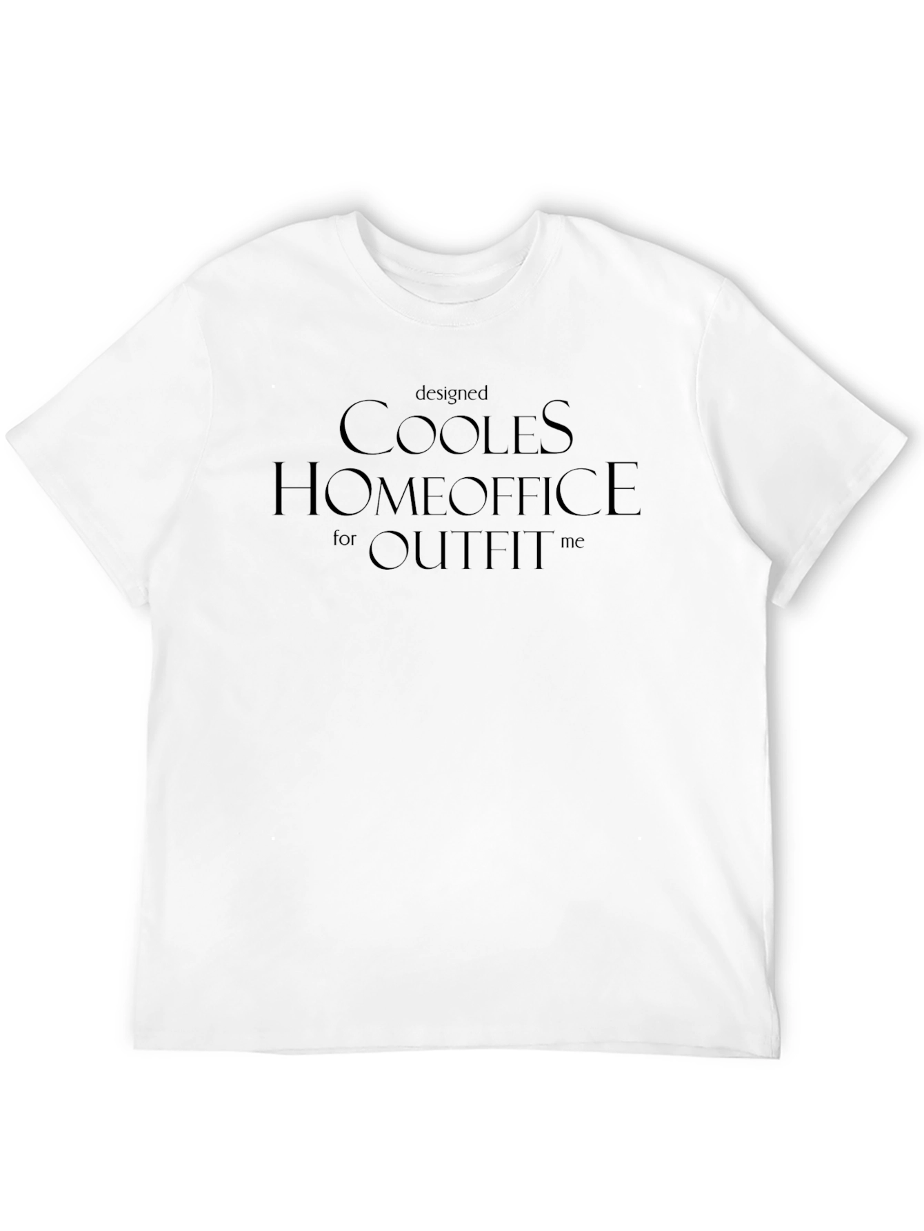 Cooles Home Office Outfit Black Tee