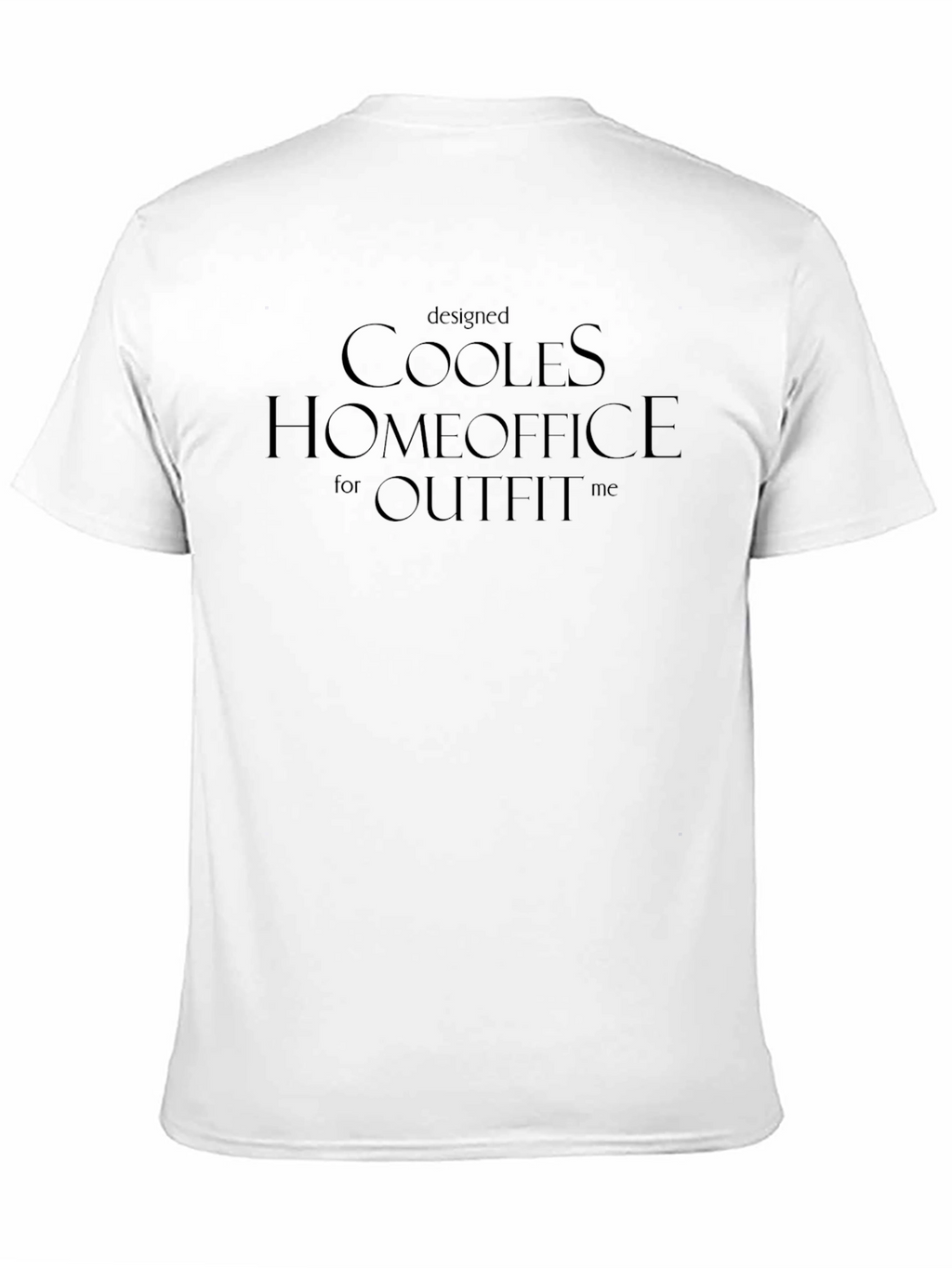 Cooles Home Office Outfit Black Tee