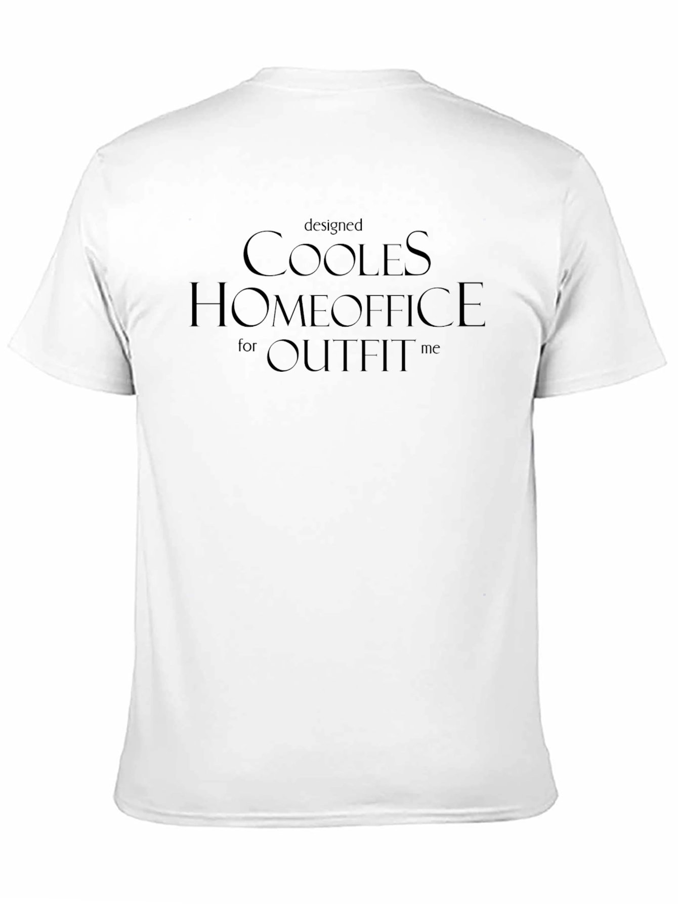 Cooles Home Office Outfit Black Tee