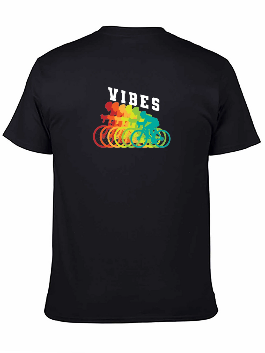 Rainbow Cycling Vibes T-Shirt