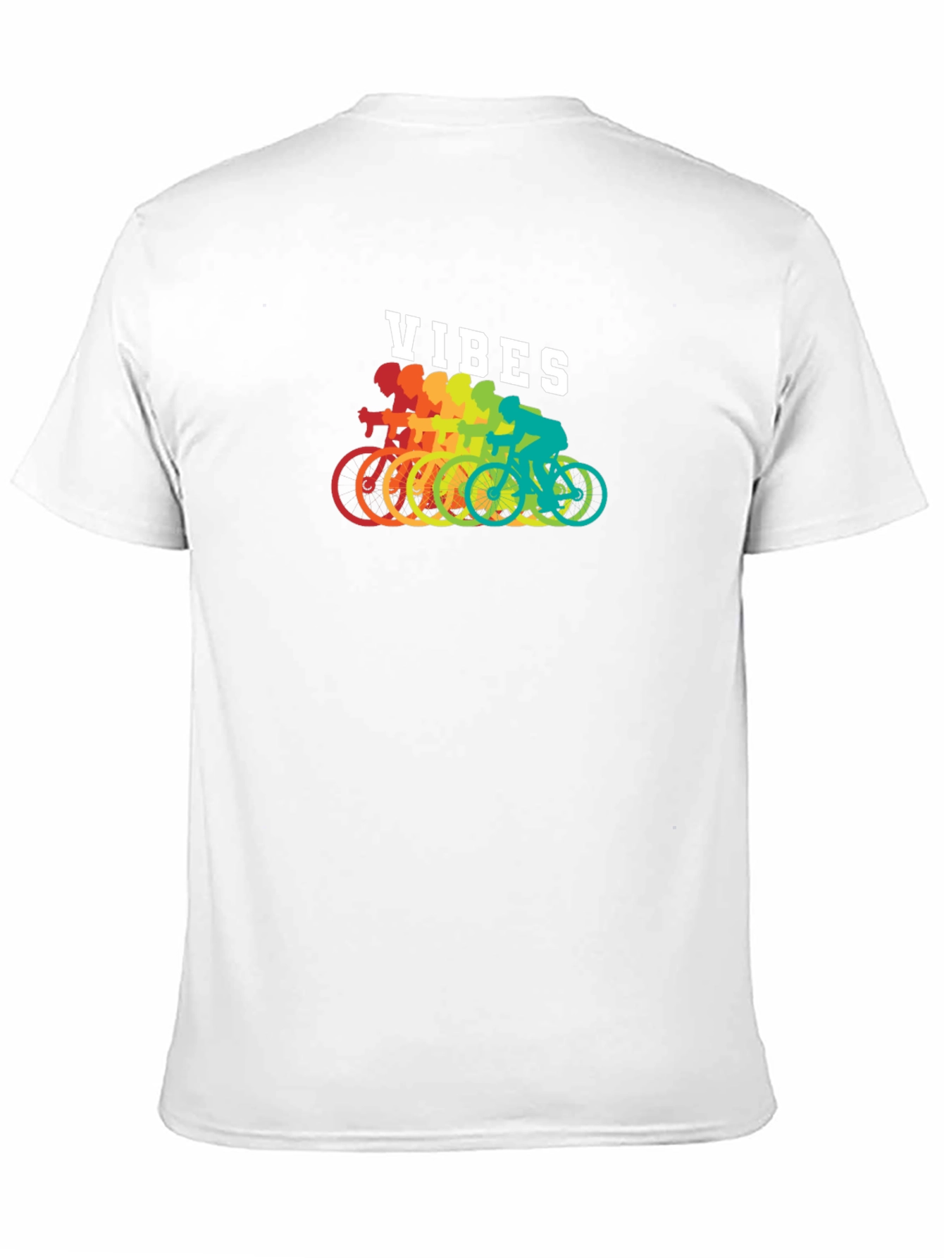 Rainbow Cycling Vibes T-Shirt
