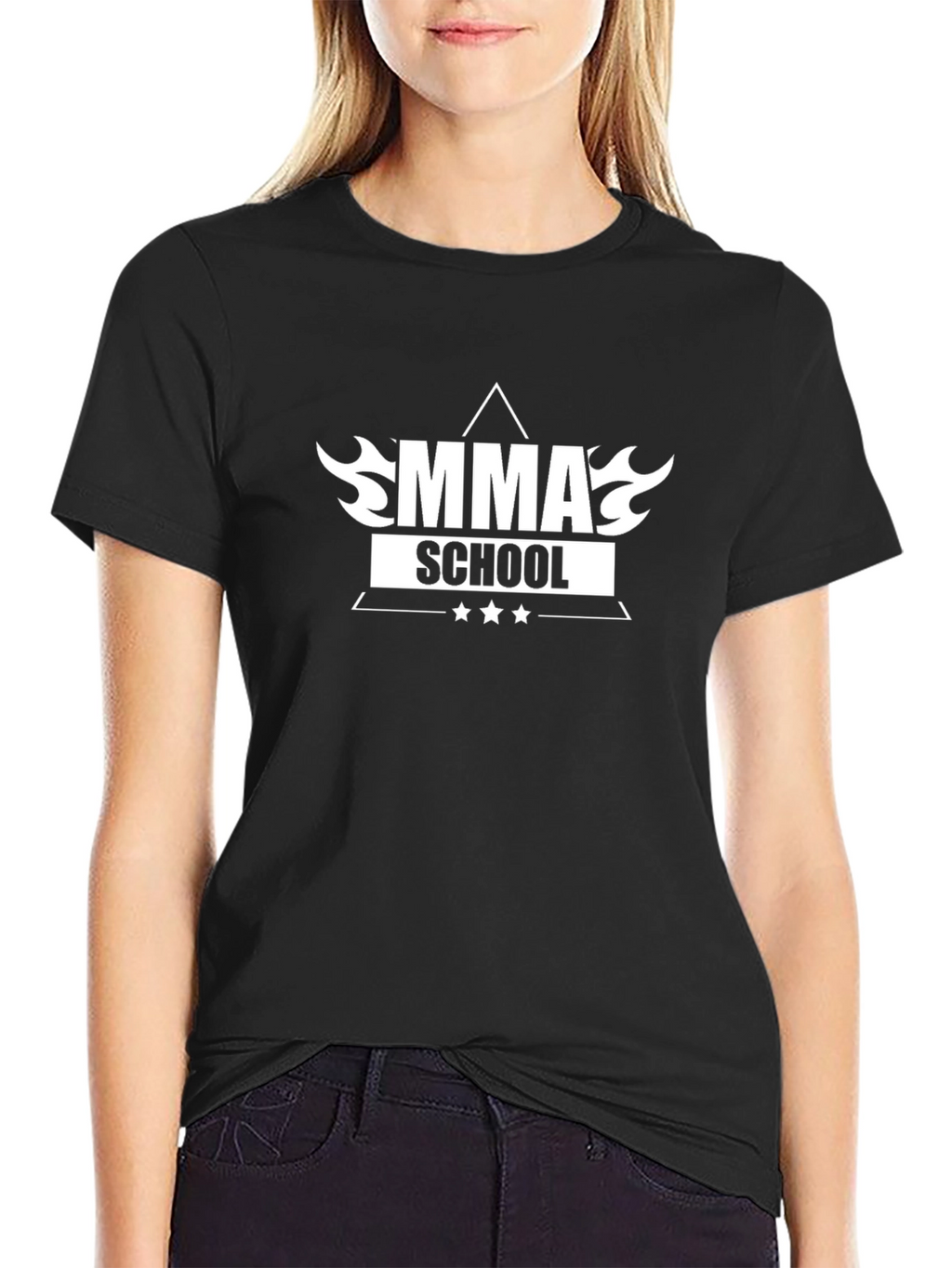 MMA School Graphic Black T-Shirt