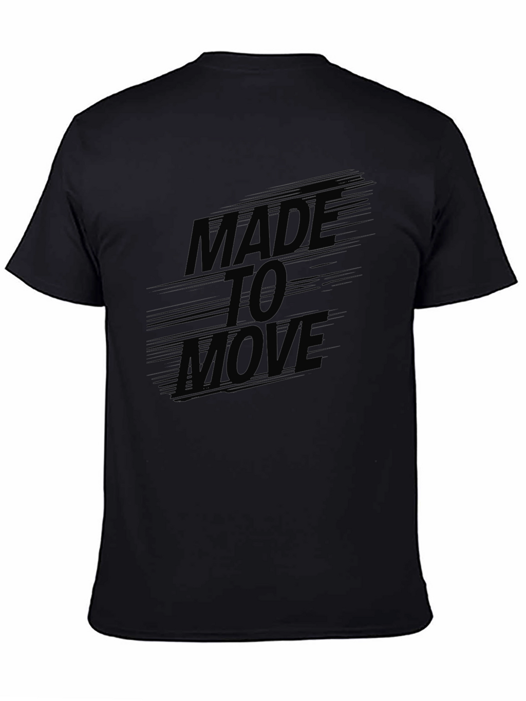 Made to Move Black Graphic Tee