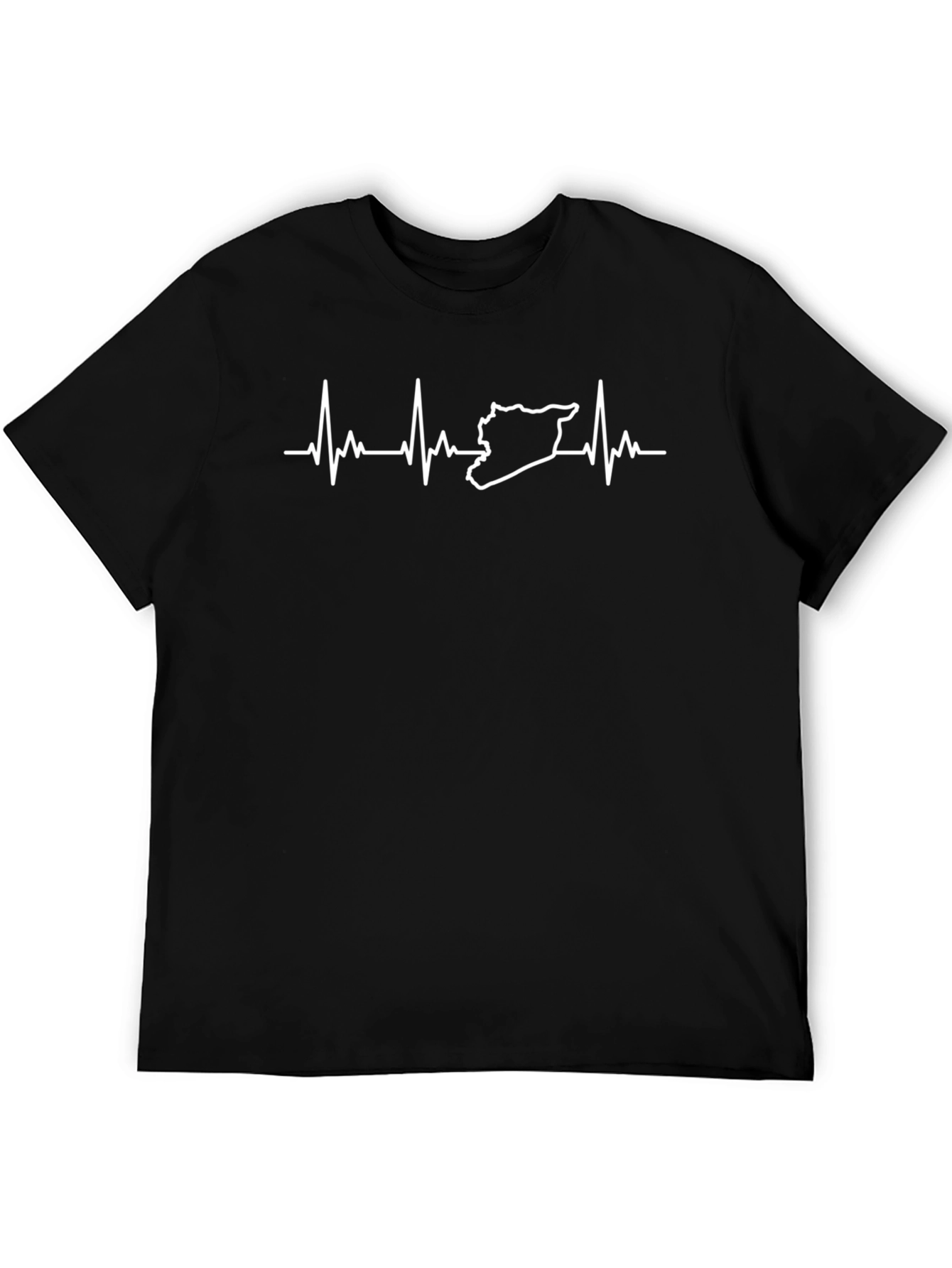 Syria Heartbeat T-Shirt - Black Tee