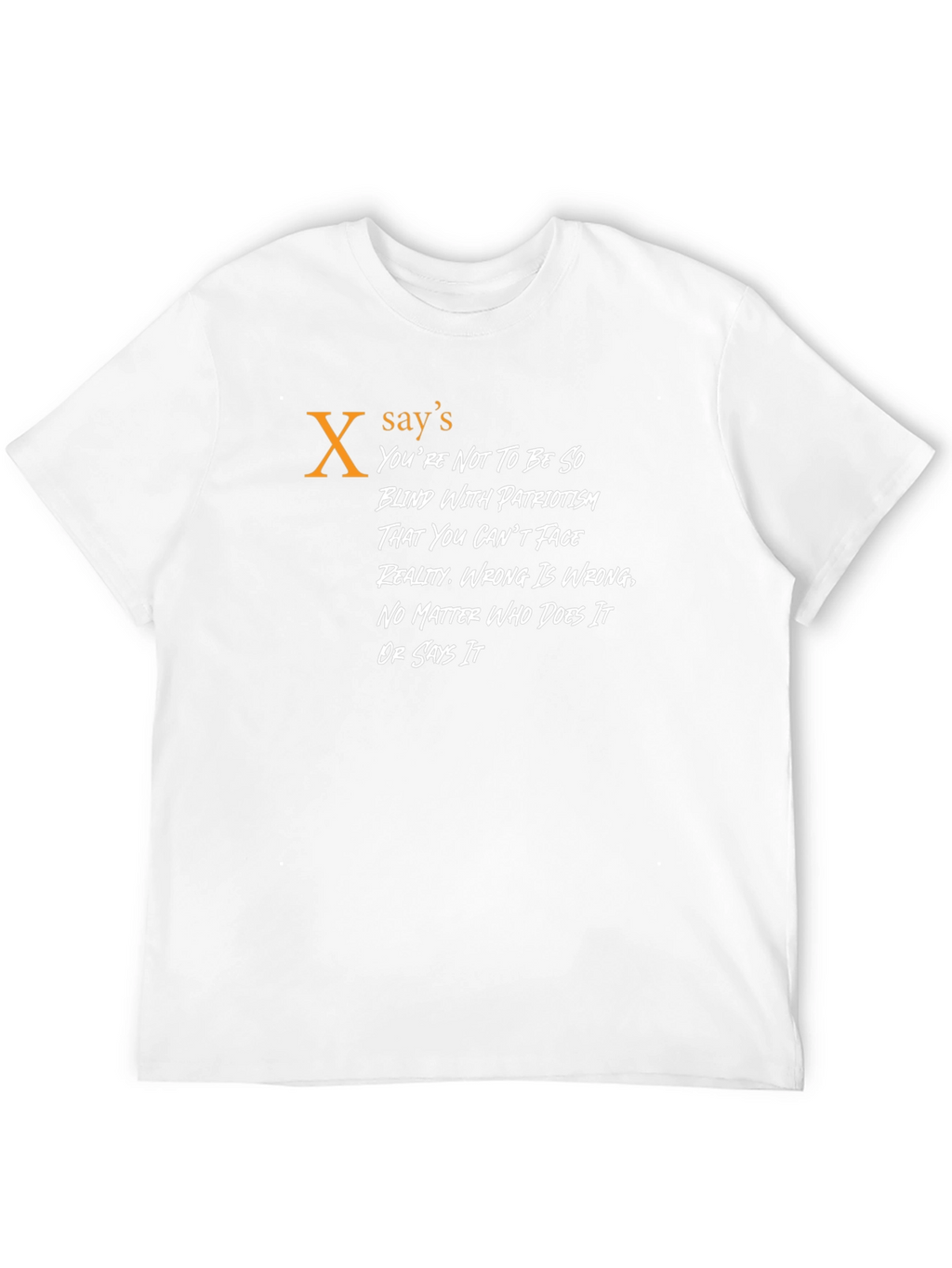Political Statement Graphic T-Shirt