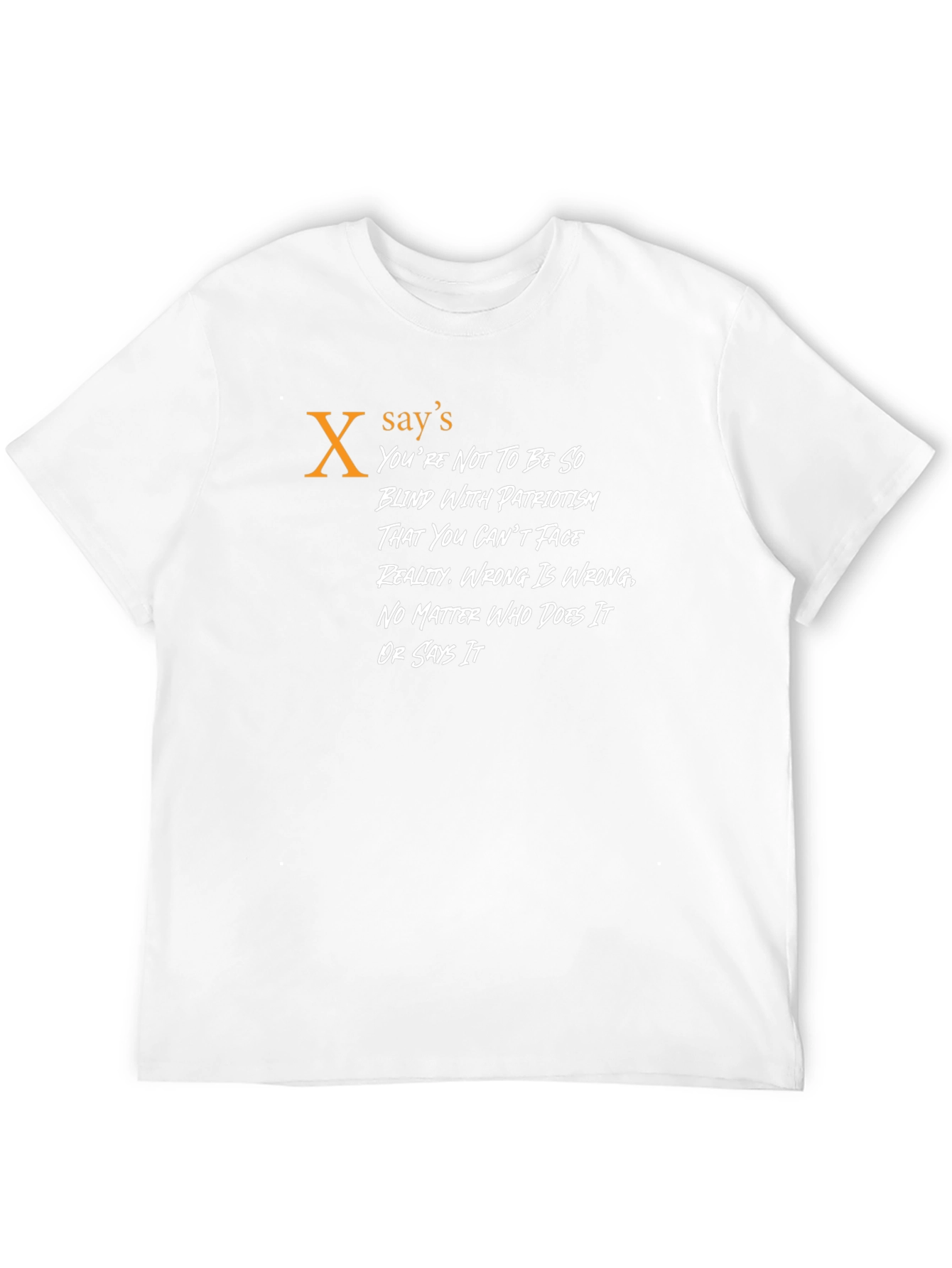 Political Statement Graphic T-Shirt