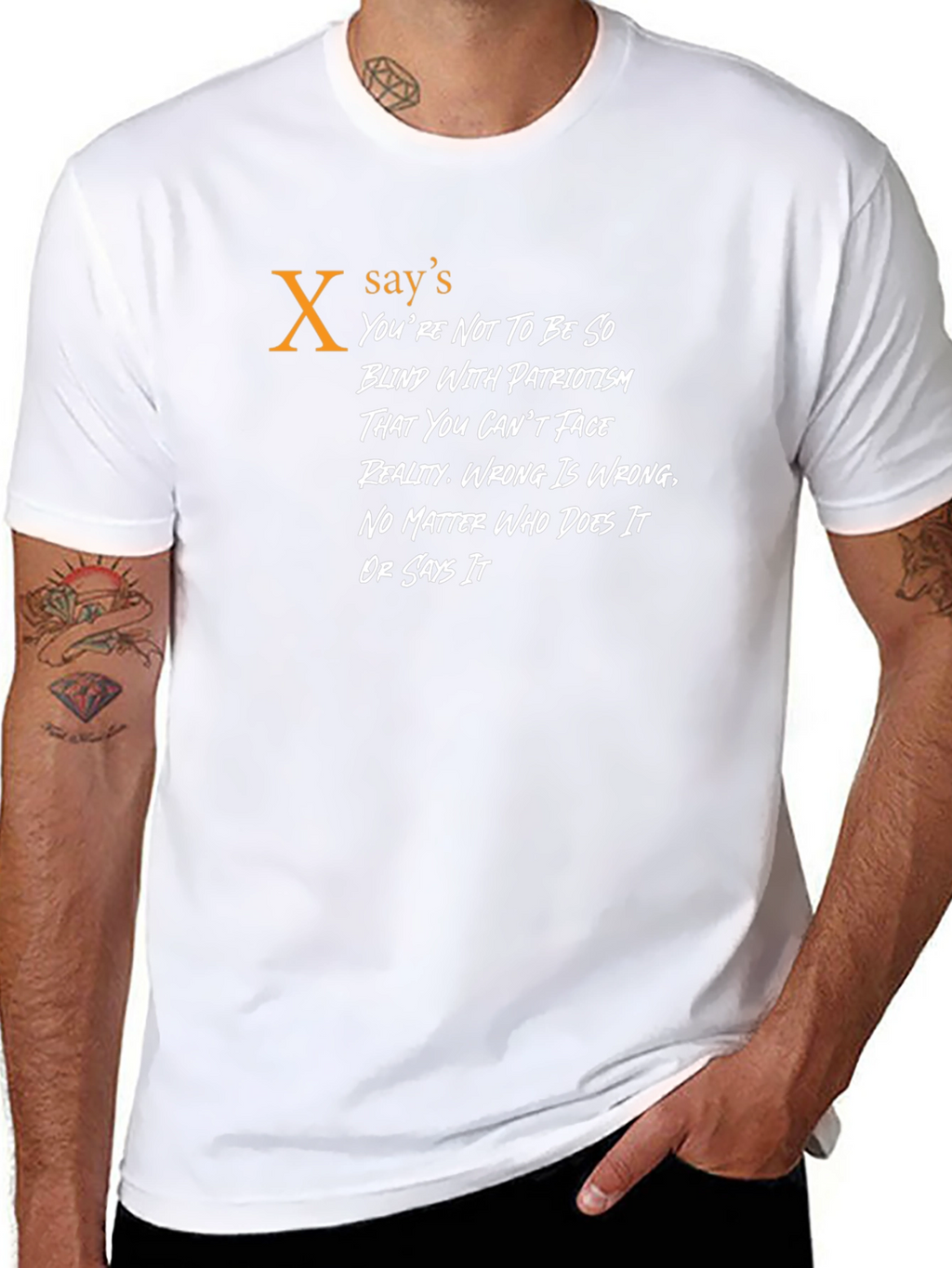 Political Statement Graphic T-Shirt