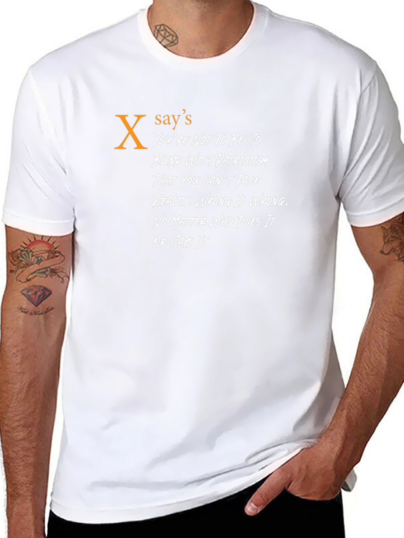 Political Statement Graphic T-Shirt