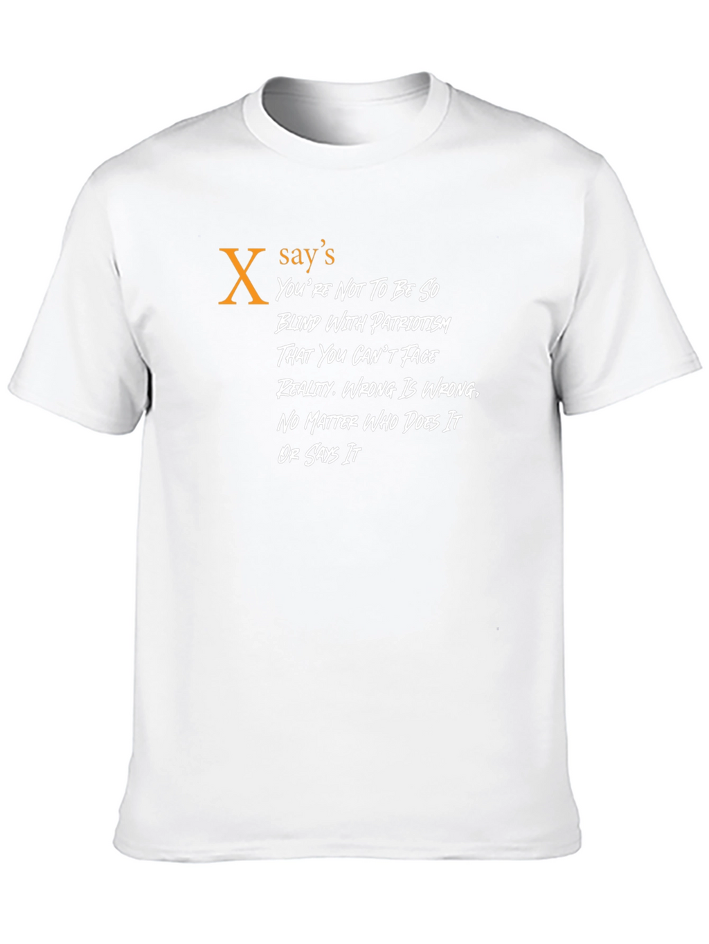 Political Statement Graphic T-Shirt
