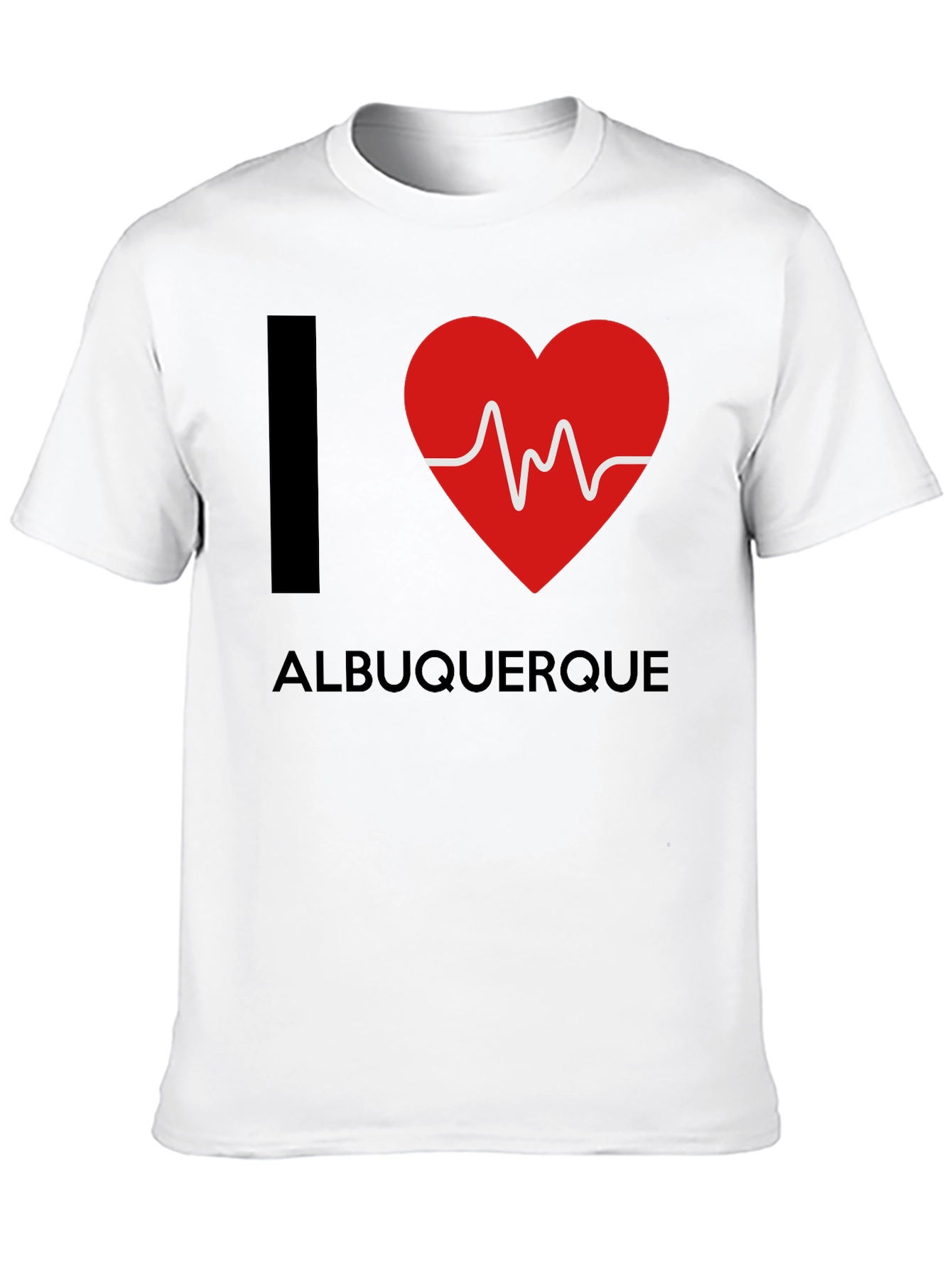 I Heart Albuquerque Black T-Shirt