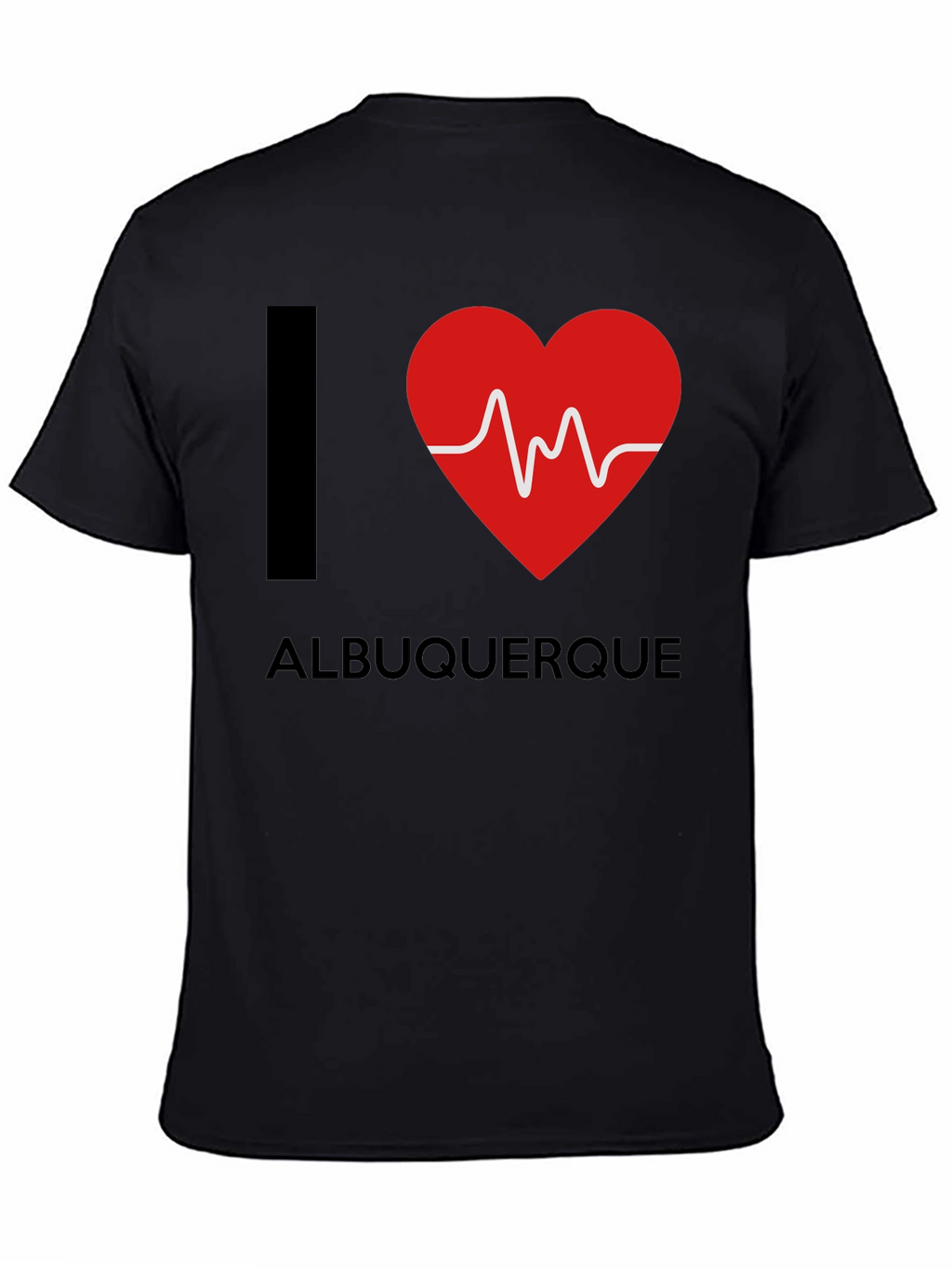 I Heart Albuquerque Black T-Shirt