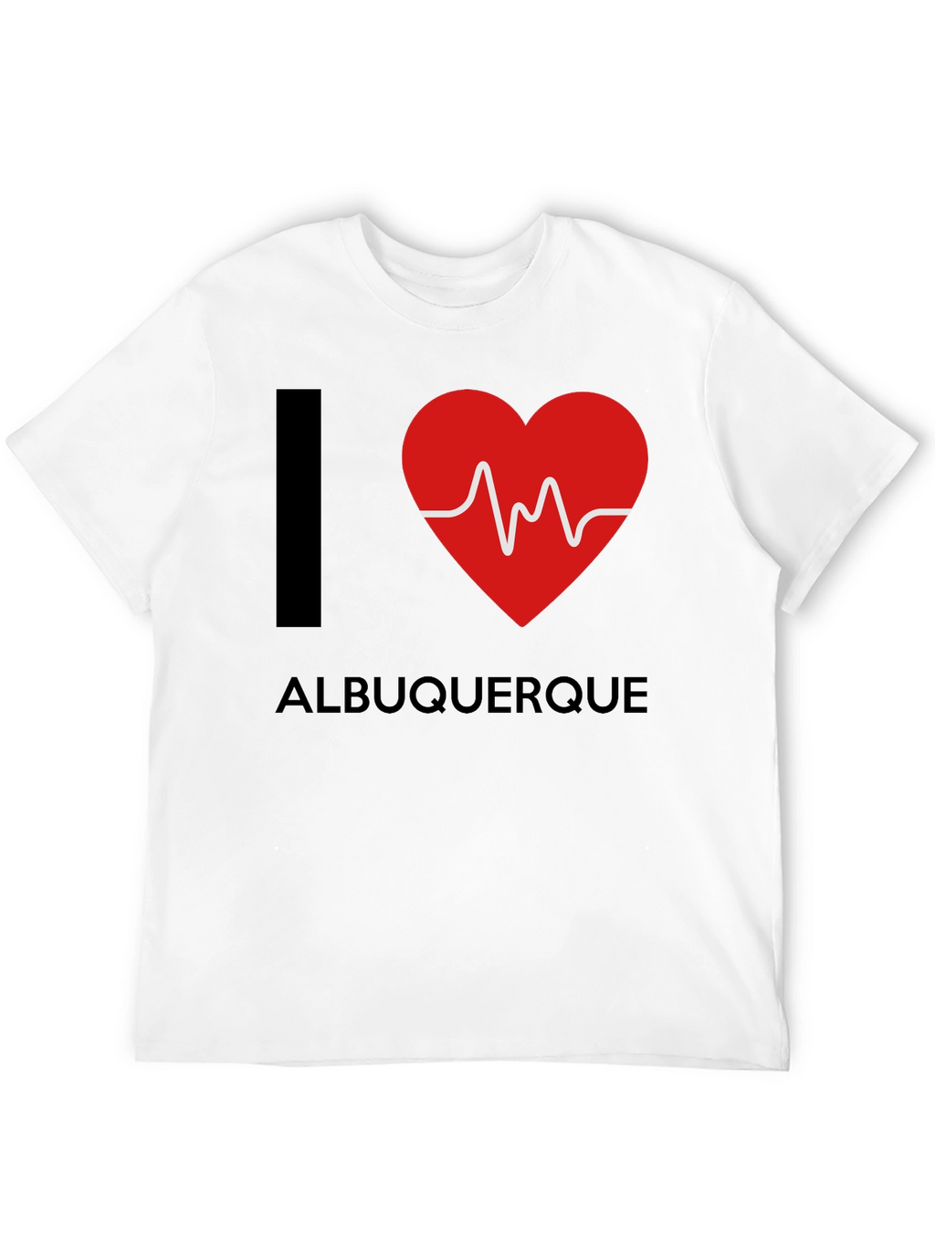 I Heart Albuquerque Black T-Shirt