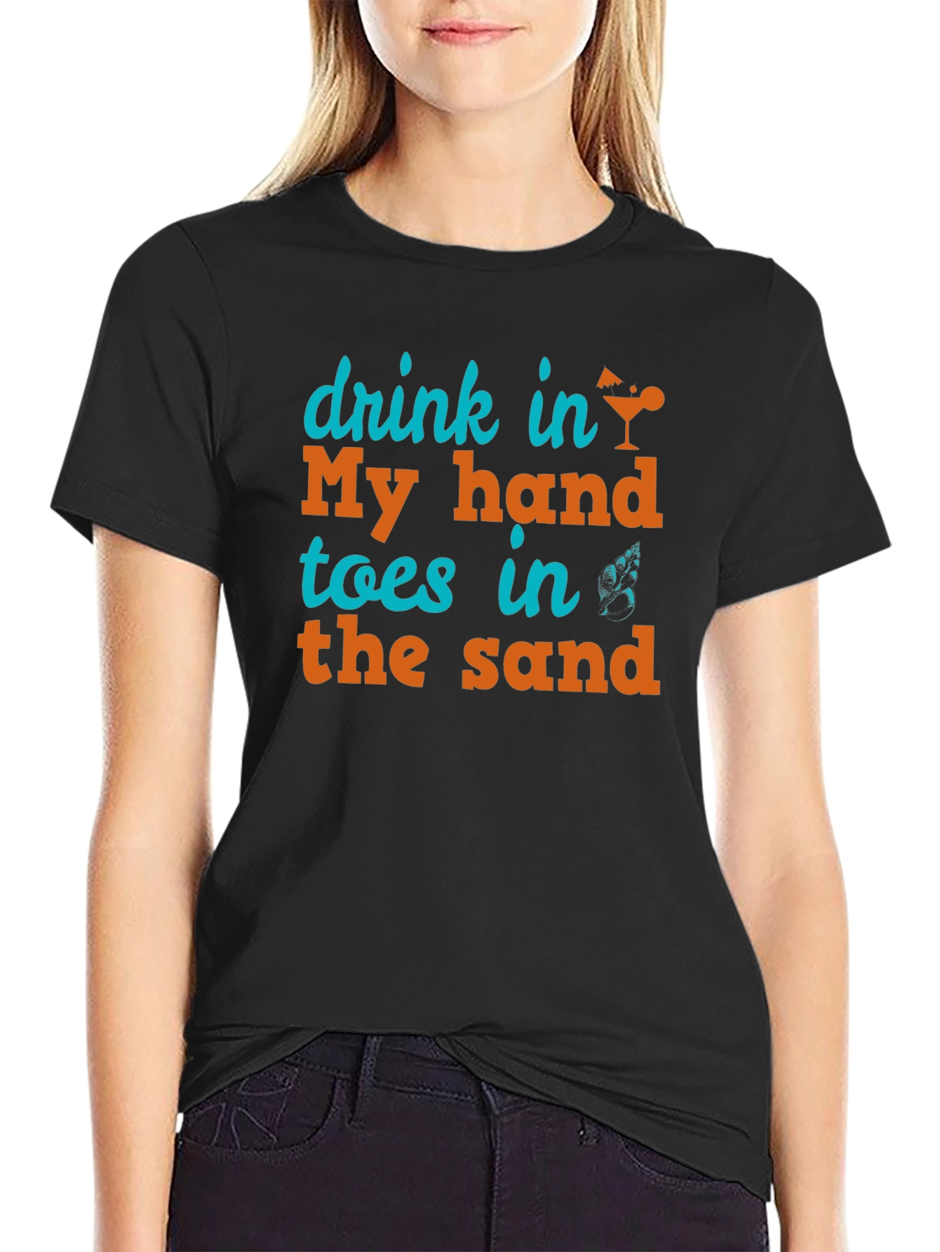 Drink in My Hand Toes in the Sand Tee