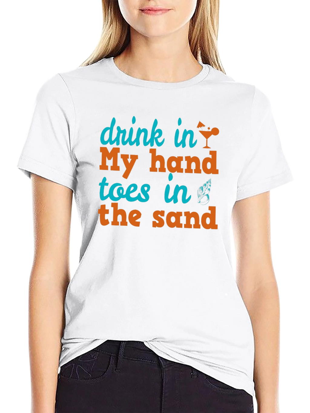 Drink in My Hand Toes in the Sand Tee