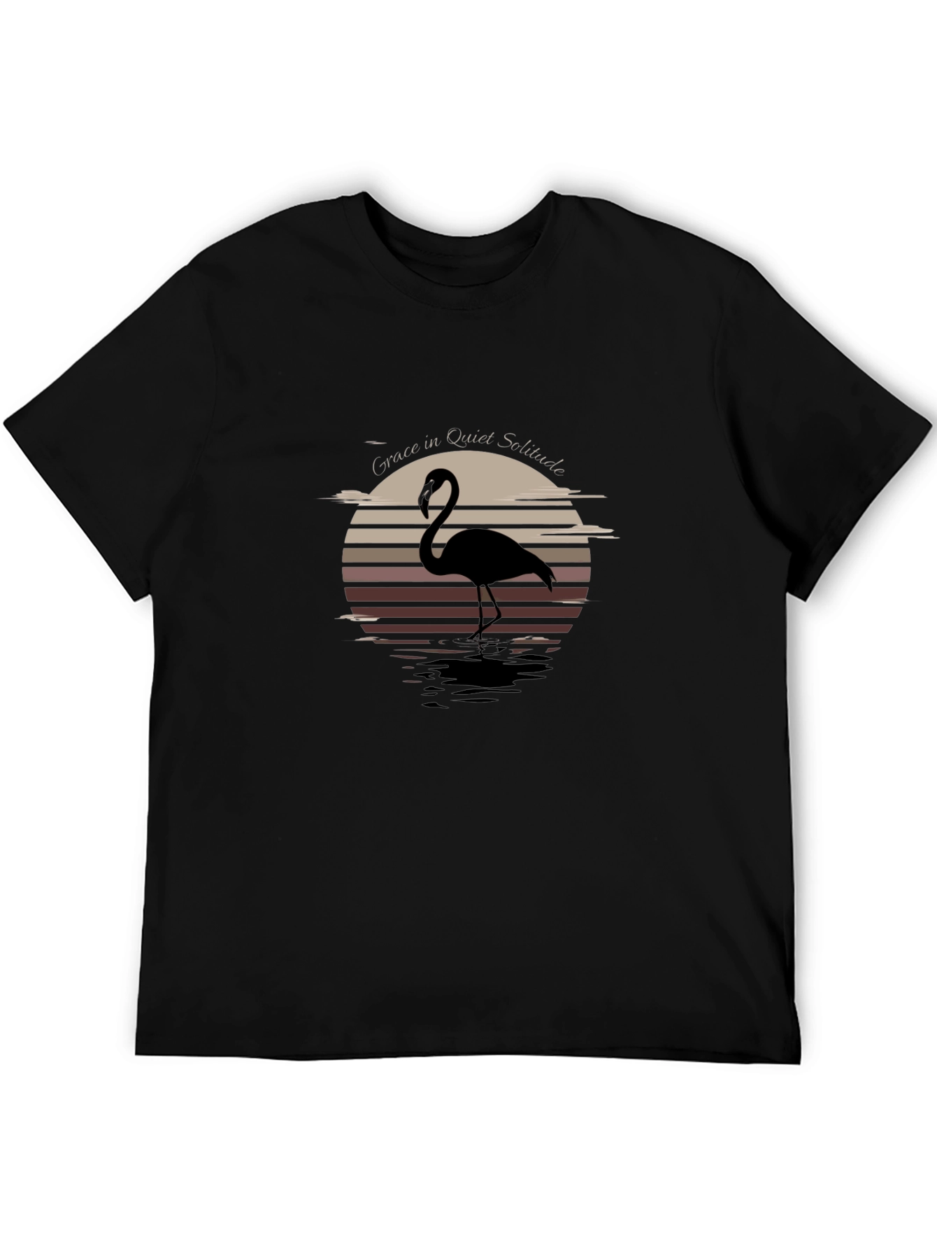 Grace in Quiet Solitude Flamingo Graphic Tee