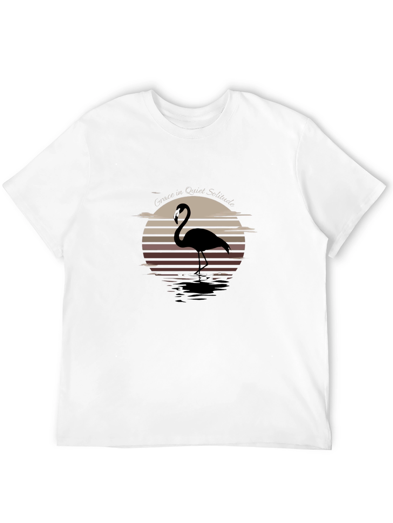 Grace in Quiet Solitude Flamingo Graphic Tee