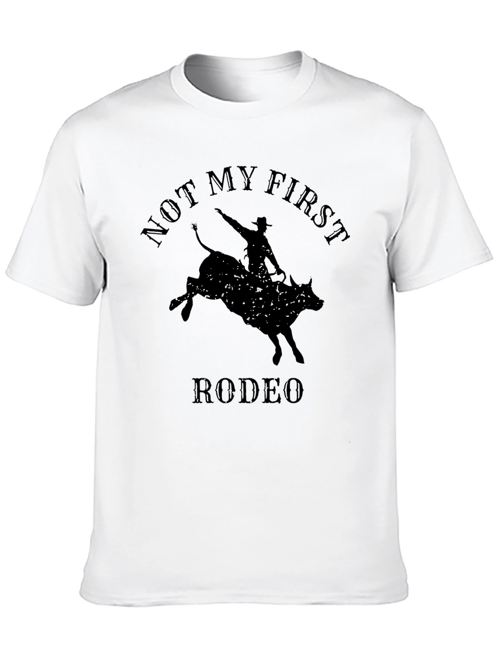 Not My First Rodeo Graphic Tee - Black