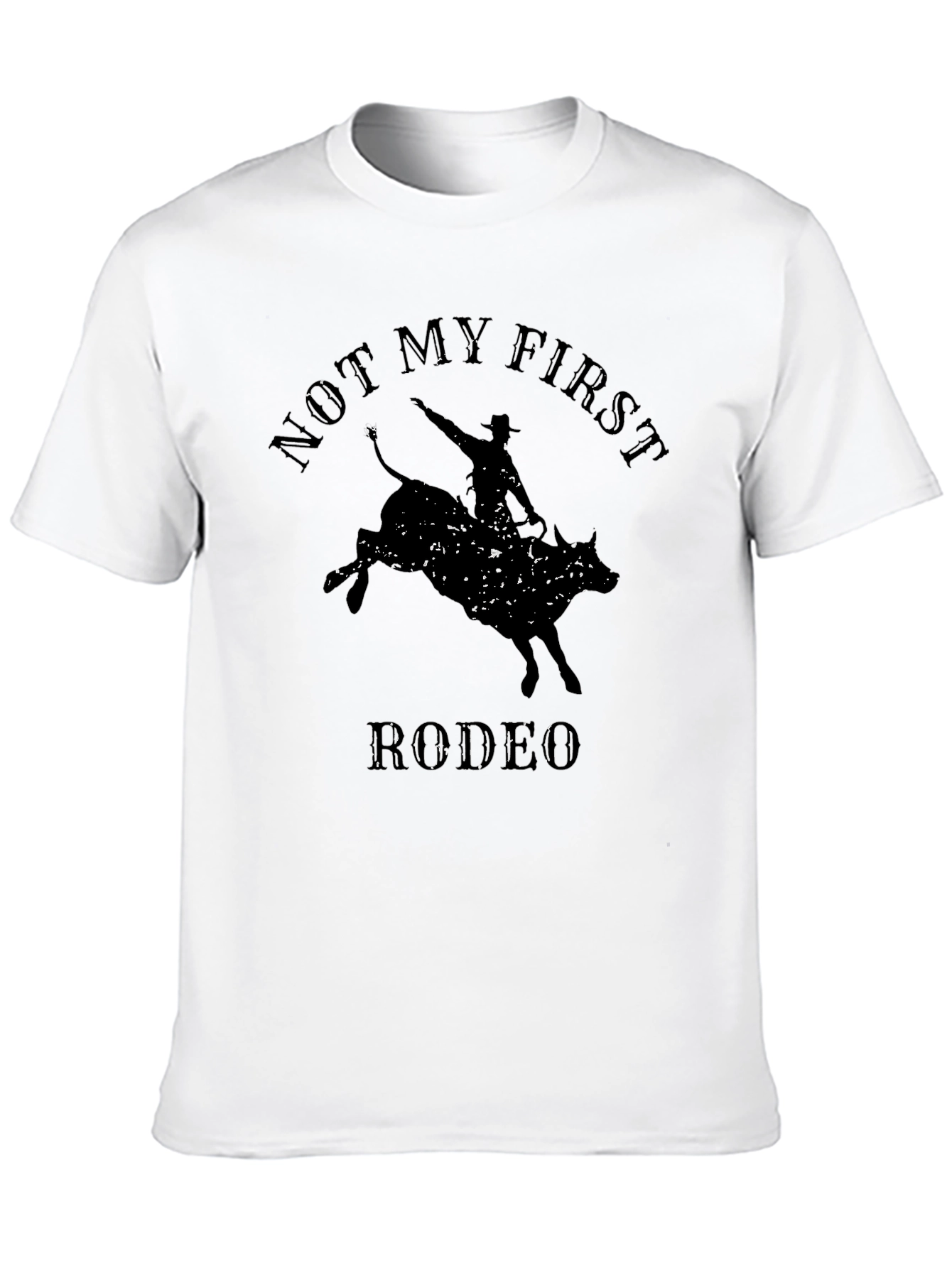 Not My First Rodeo Graphic Tee - Black