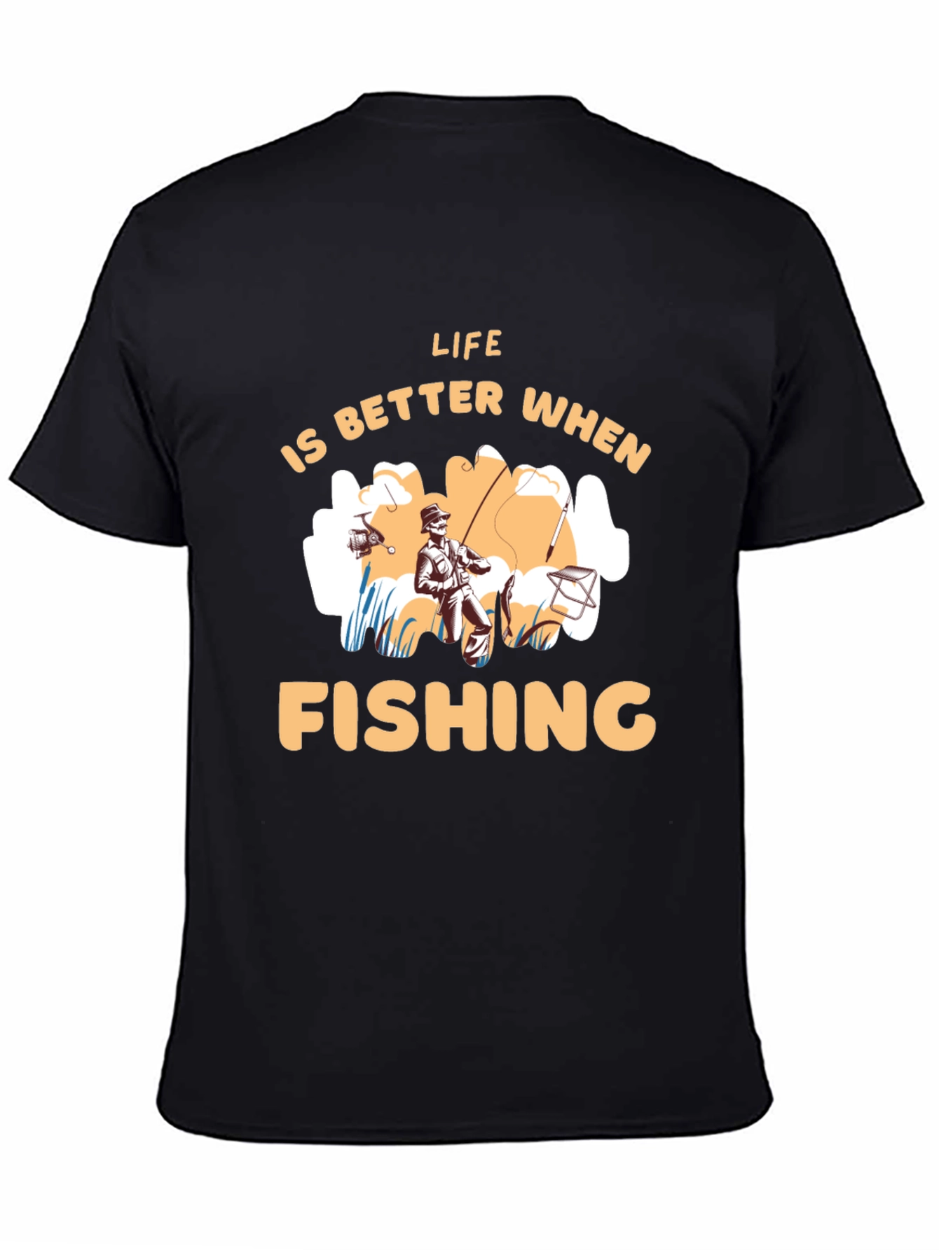 Fishing Life Graphic Tee - Perfect for Outdoor Enthusiasts