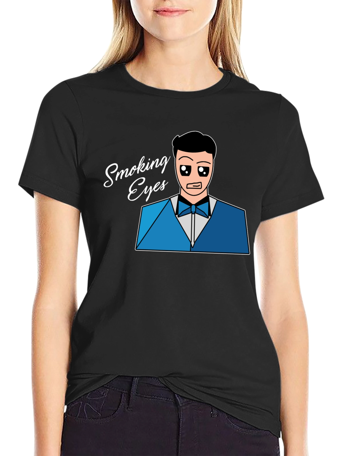 Smoking Eyes T-Shirt - Unique Design
