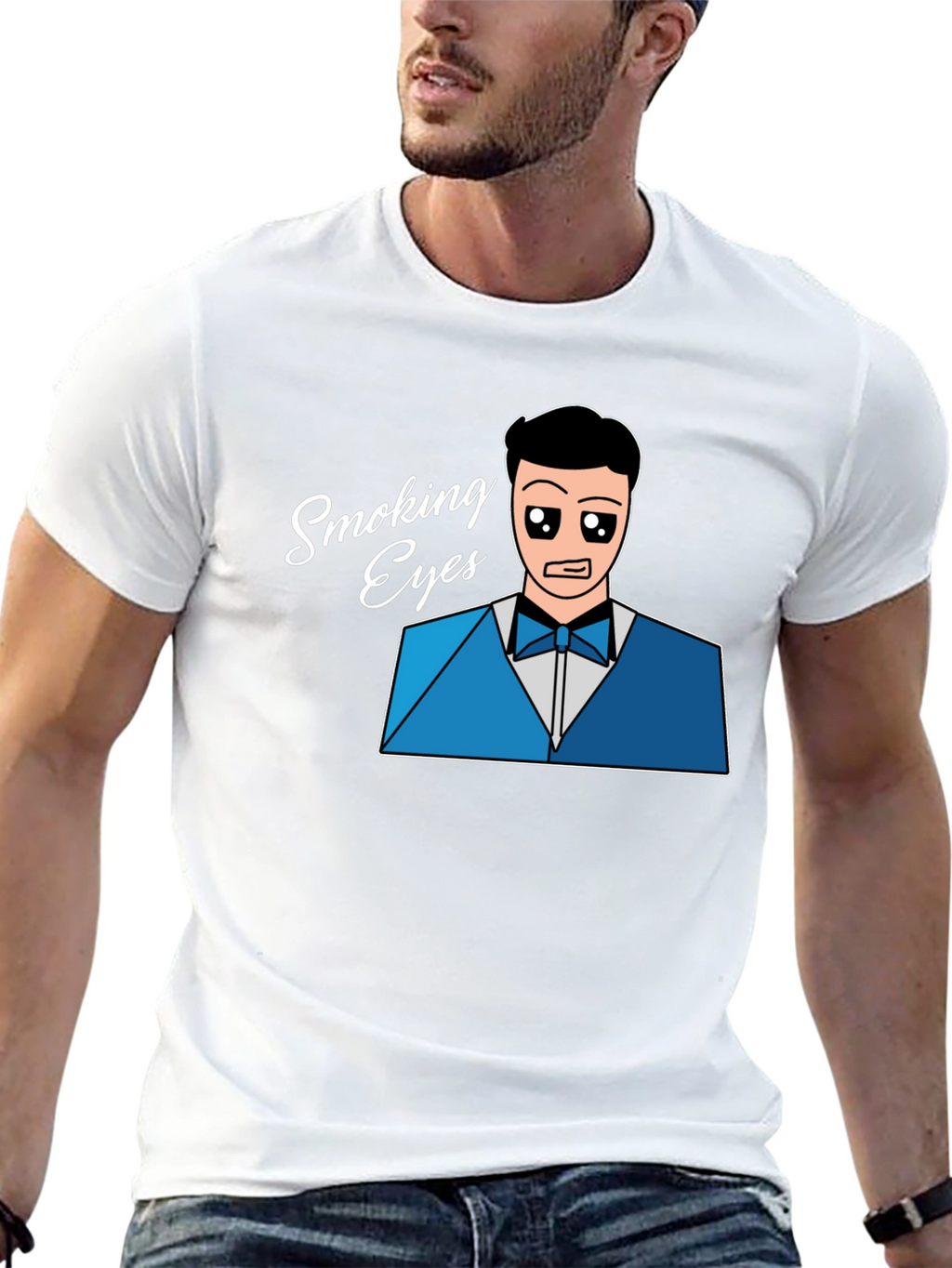 Smoking Eyes T-Shirt - Unique Design