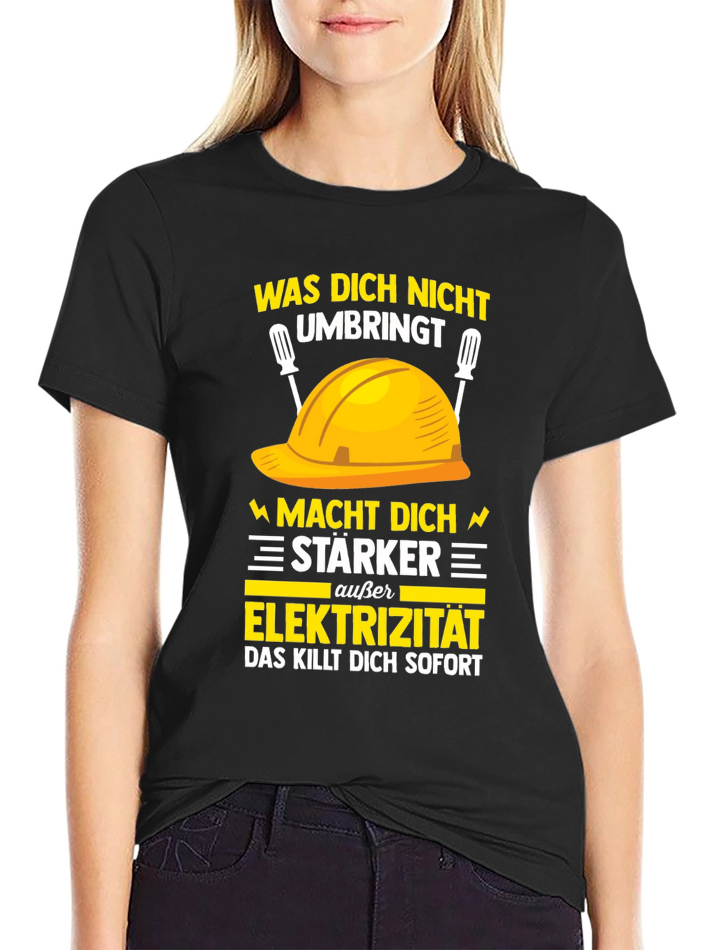 Electrician Humor T-Shirt: What Doesnt Kill You