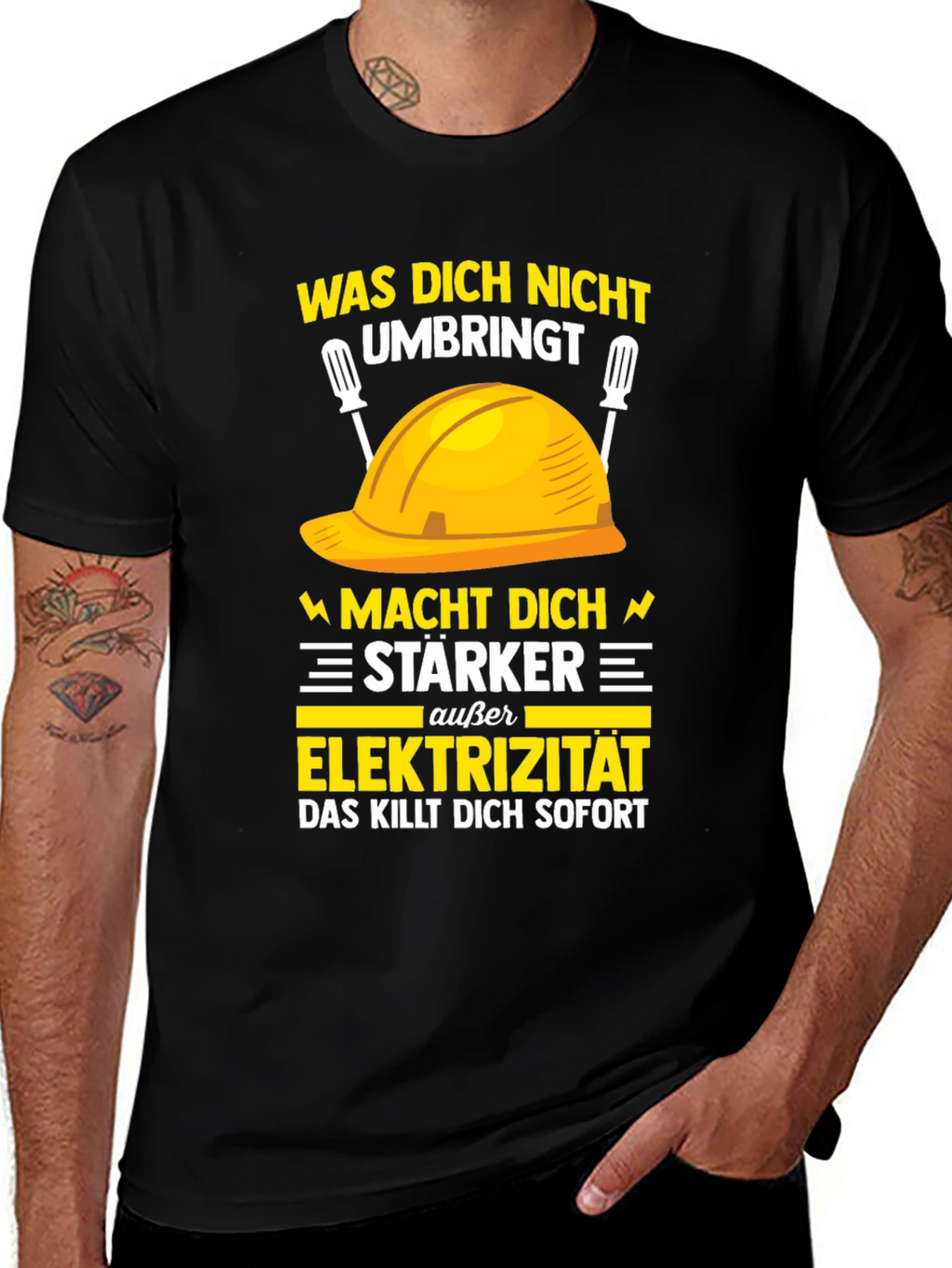 Electrician Humor T-Shirt: What Doesnt Kill You