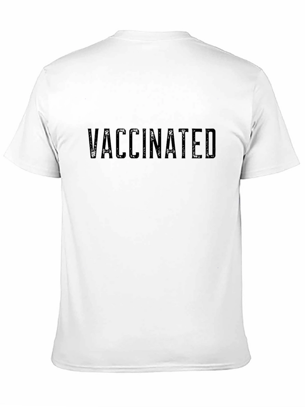 Vaccinated Statement Black T-Shirt
