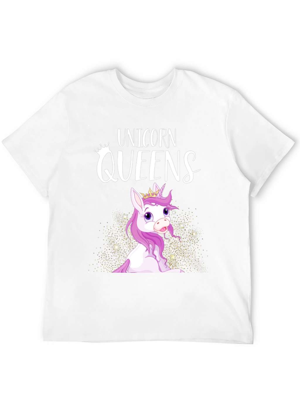 Unicorn Queens Black T-Shirt