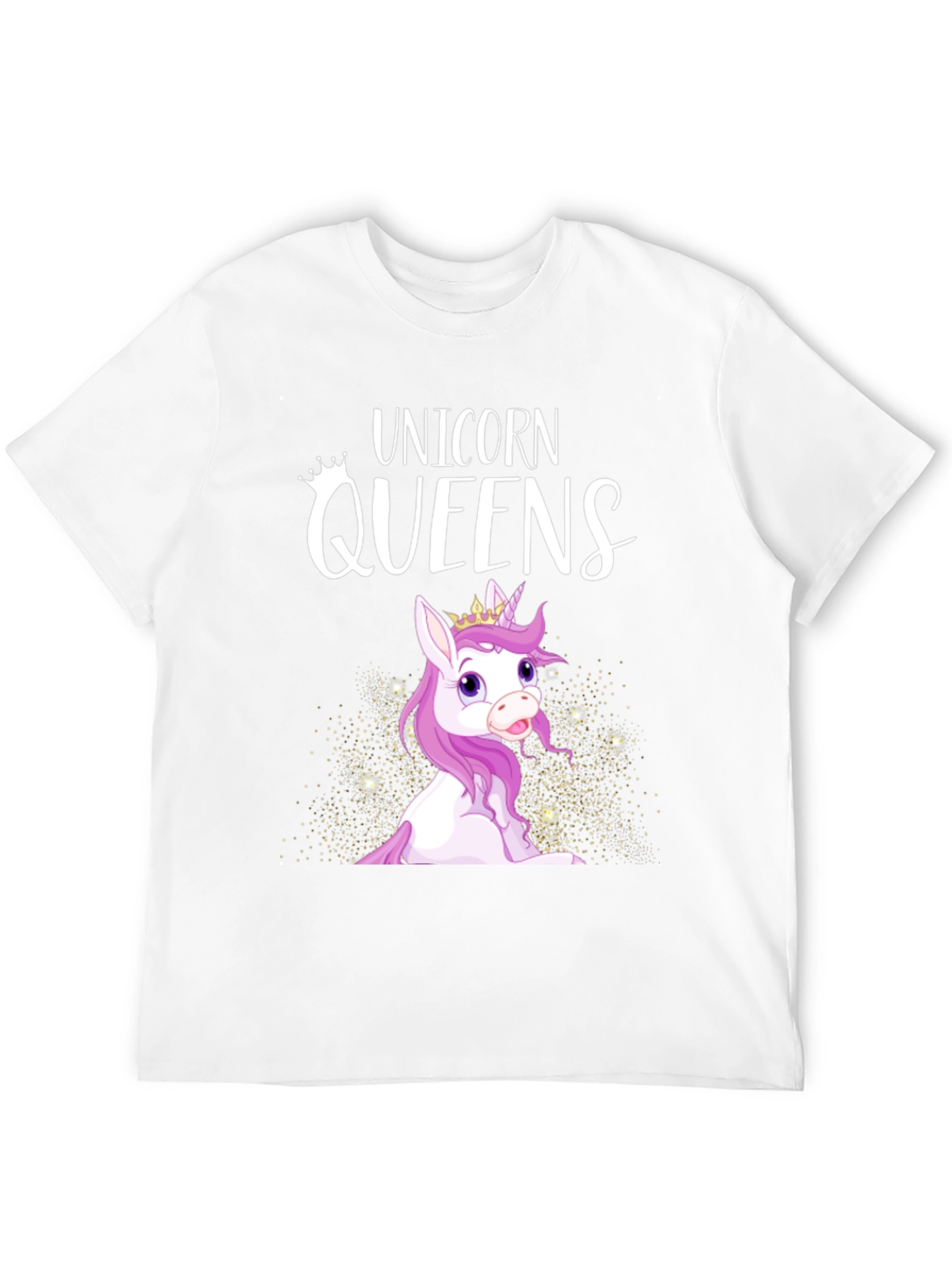 Unicorn Queens Black T-Shirt