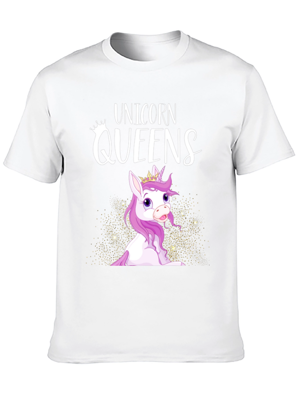 Unicorn Queens Black T-Shirt
