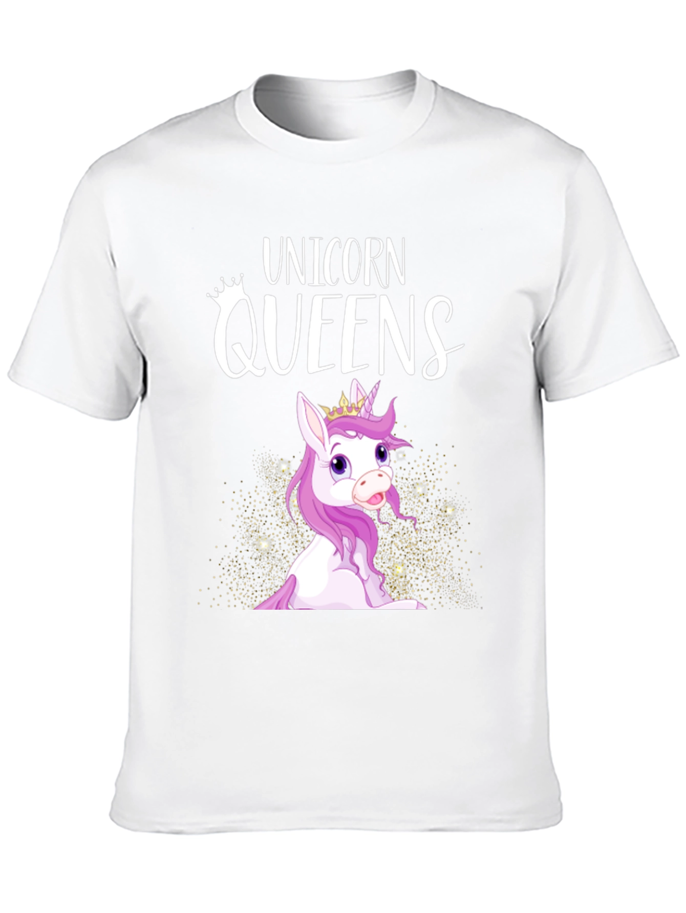 Unicorn Queens Black T-Shirt