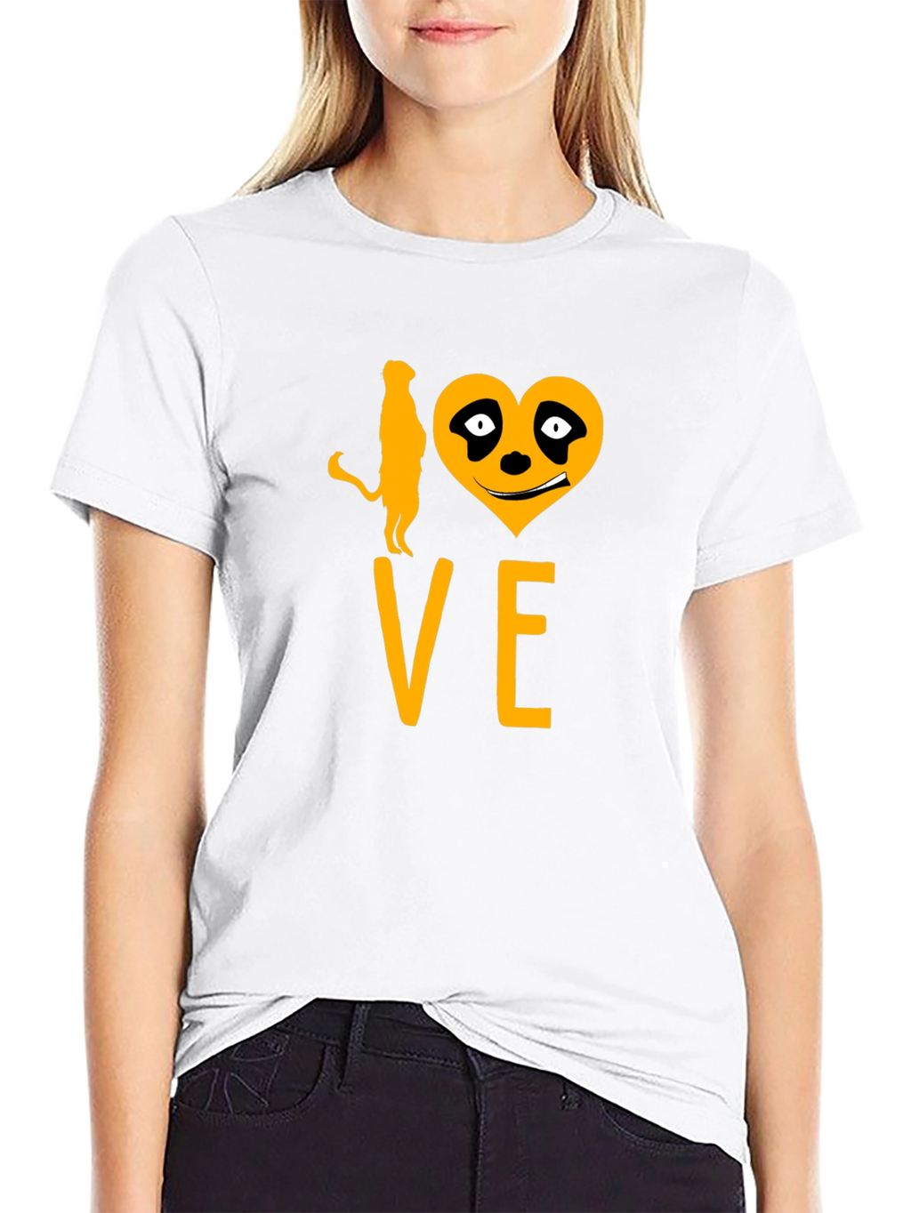 I Love Meerkats Funny Graphic Tee