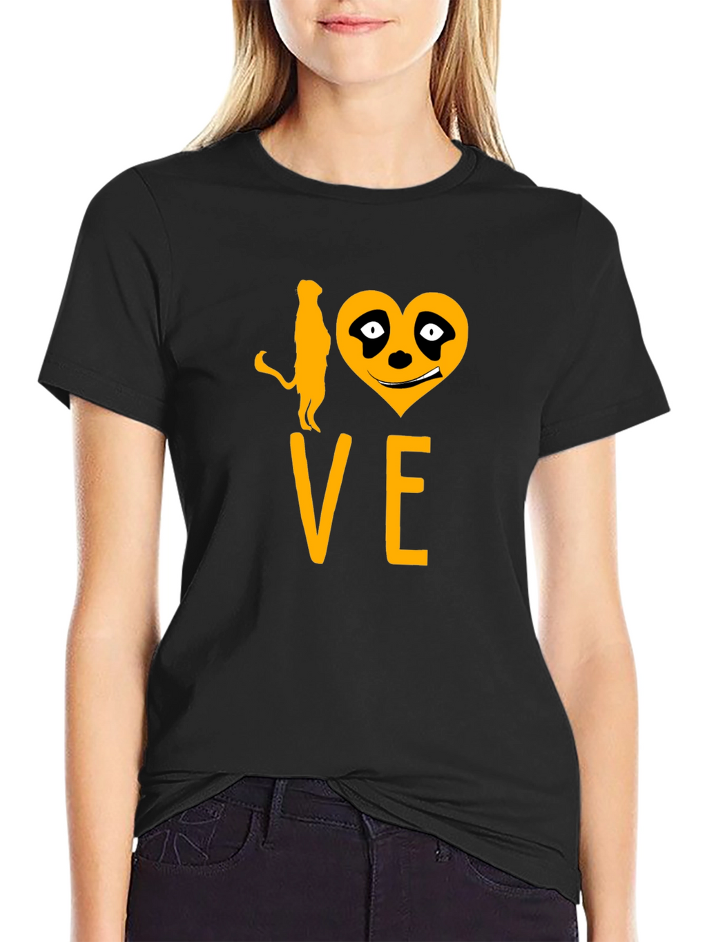 I Love Meerkats Funny Graphic Tee