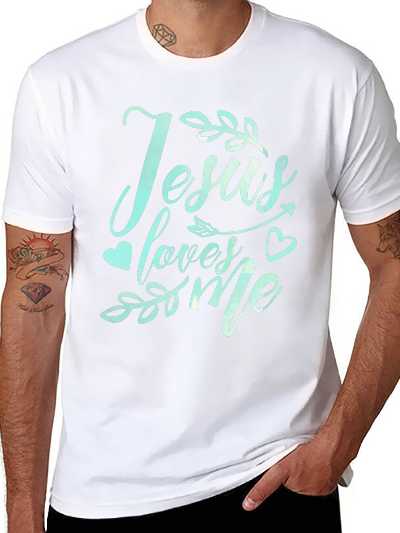 Jesus Loves Me Graphic T-Shirt