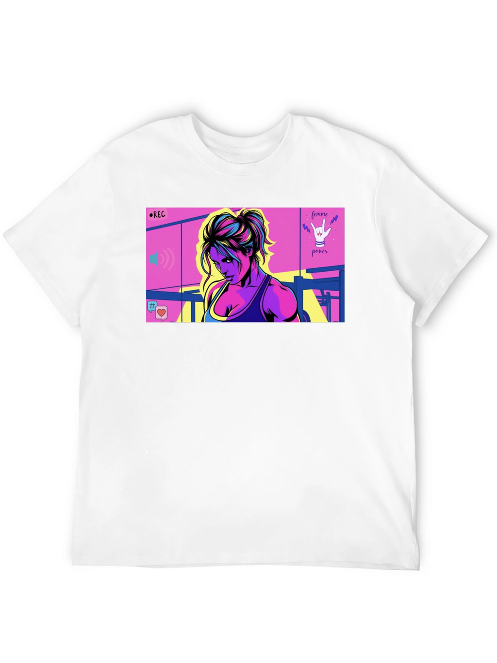 Femme Power Graphic T-Shirt - Black