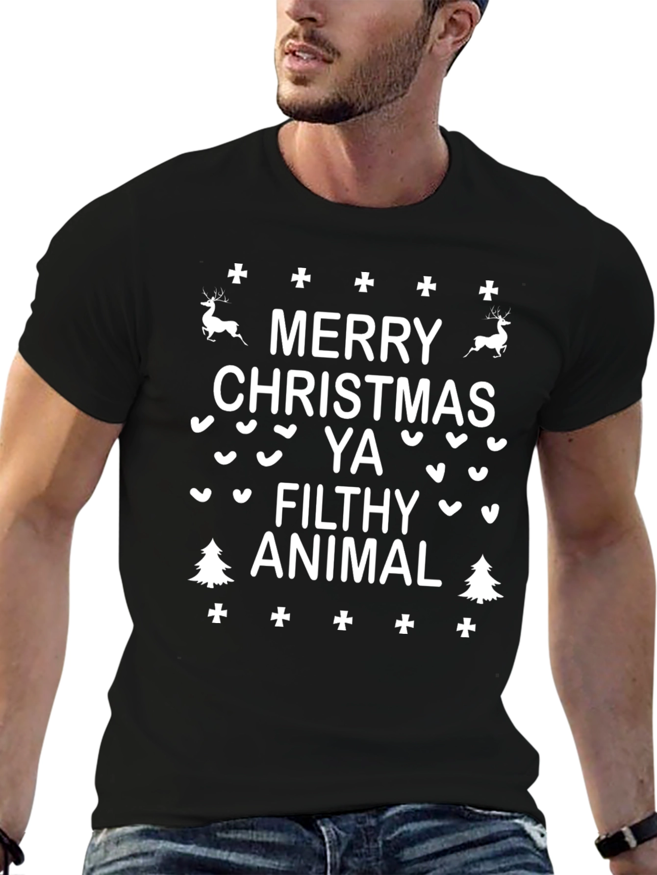 Merry Christmas Ya Filthy Animal T-Shirt