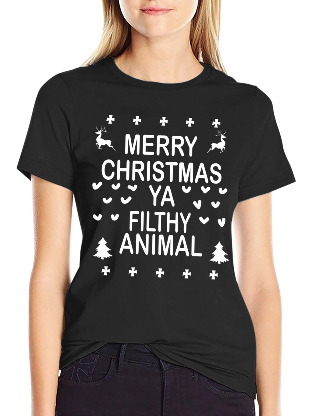 Merry Christmas Ya Filthy Animal T-Shirt