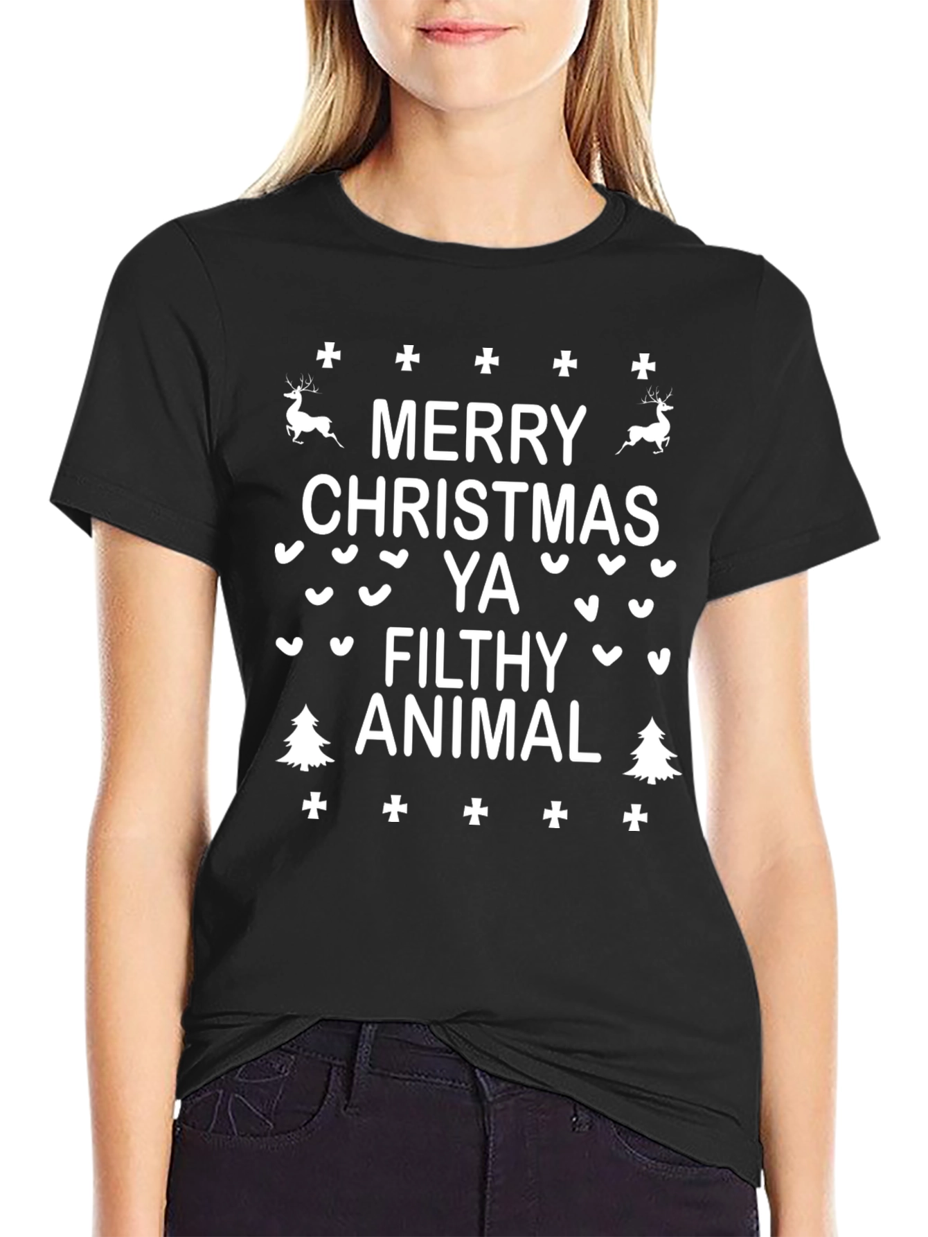 Merry Christmas Ya Filthy Animal T-Shirt