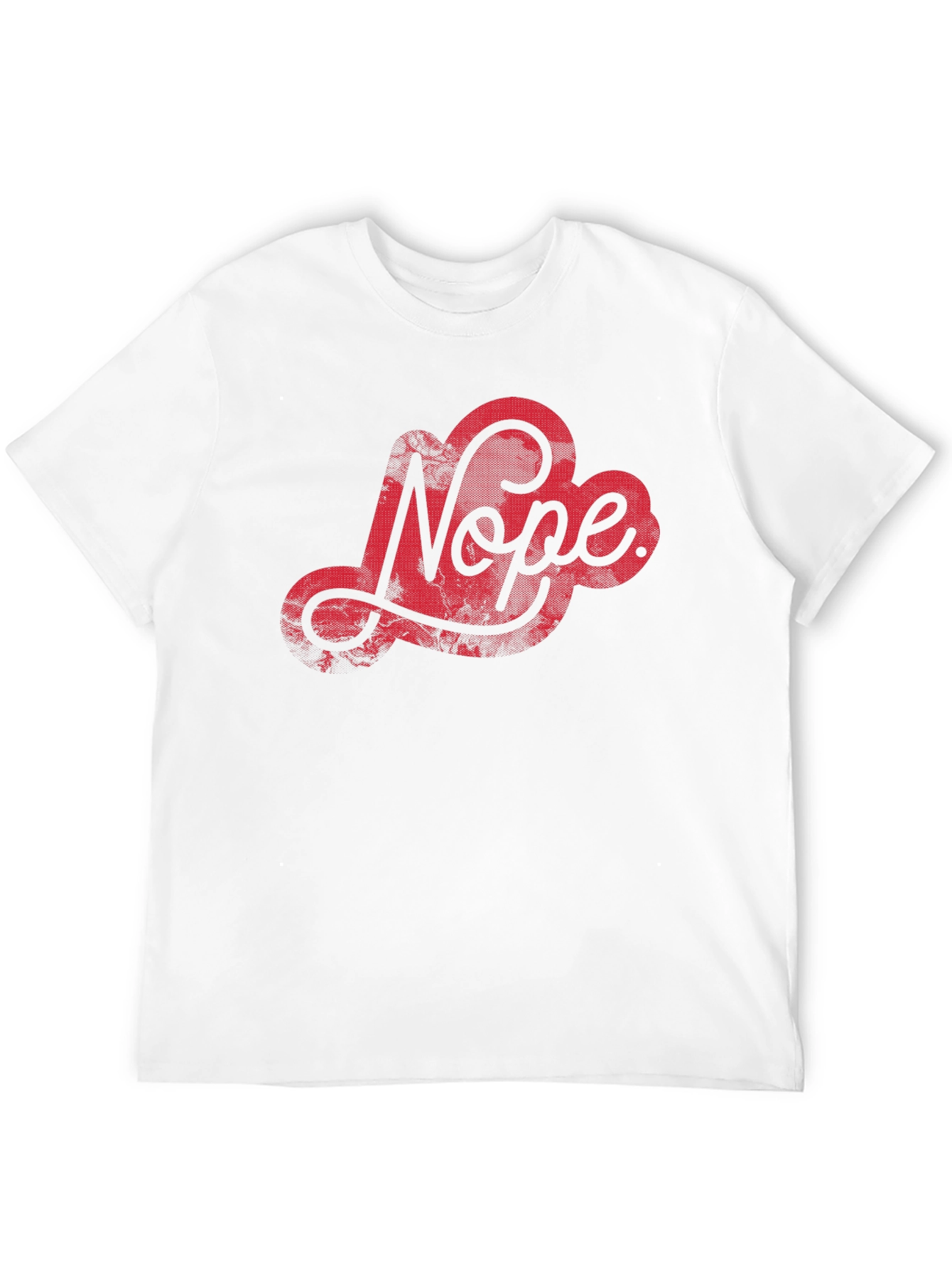 Nope Graphic Tee - Stylish Black Cotton T-Shirt