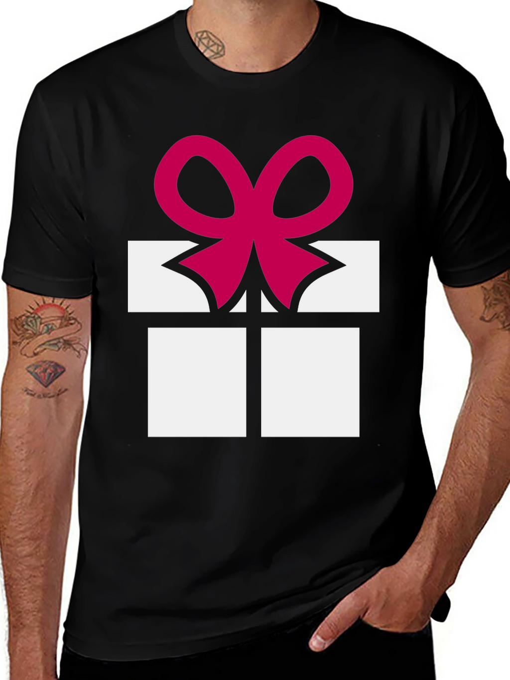Festive Gift Box T-Shirt - Holiday Ready!