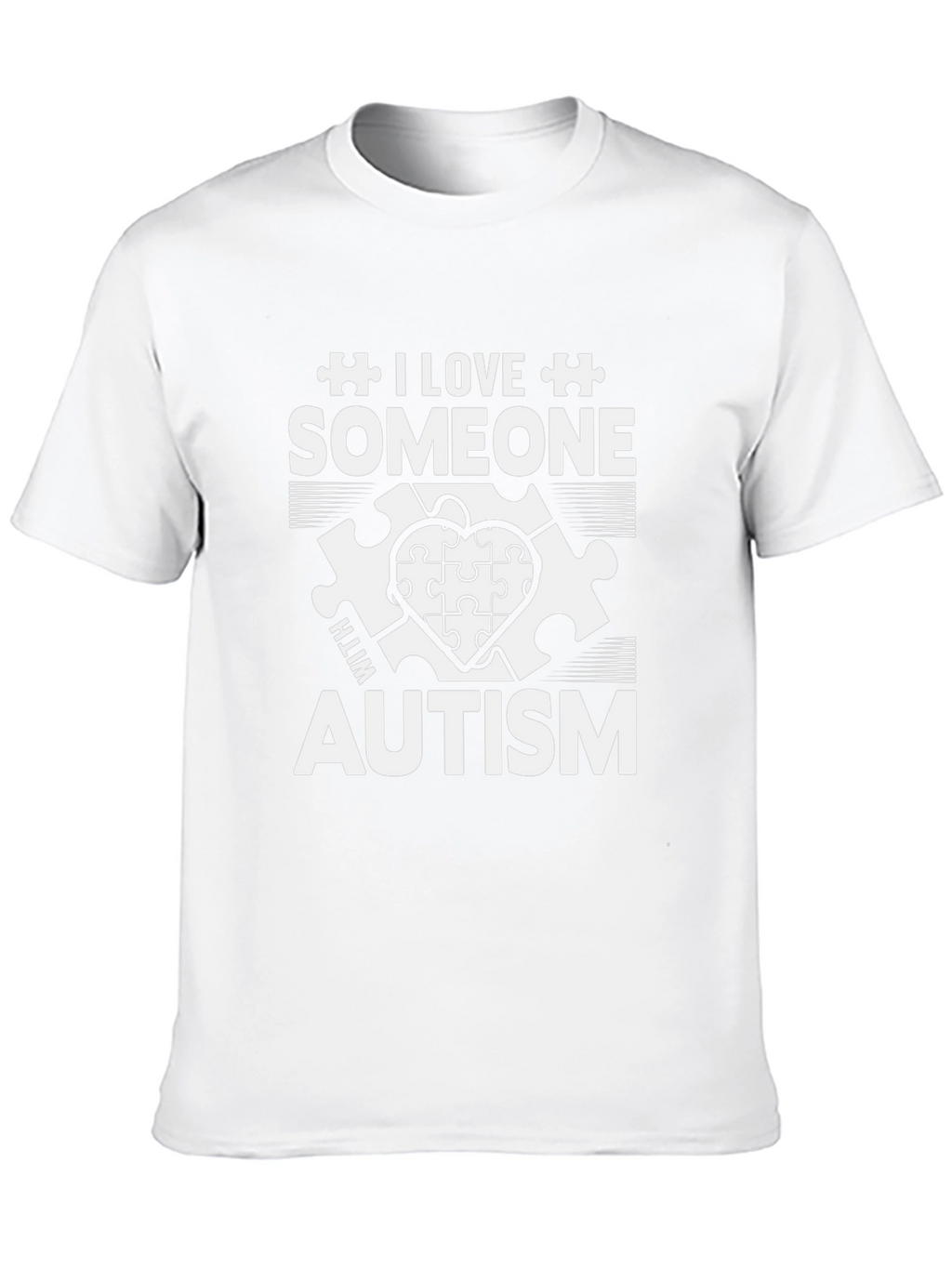 I Love Someone With Autism T-Shirt