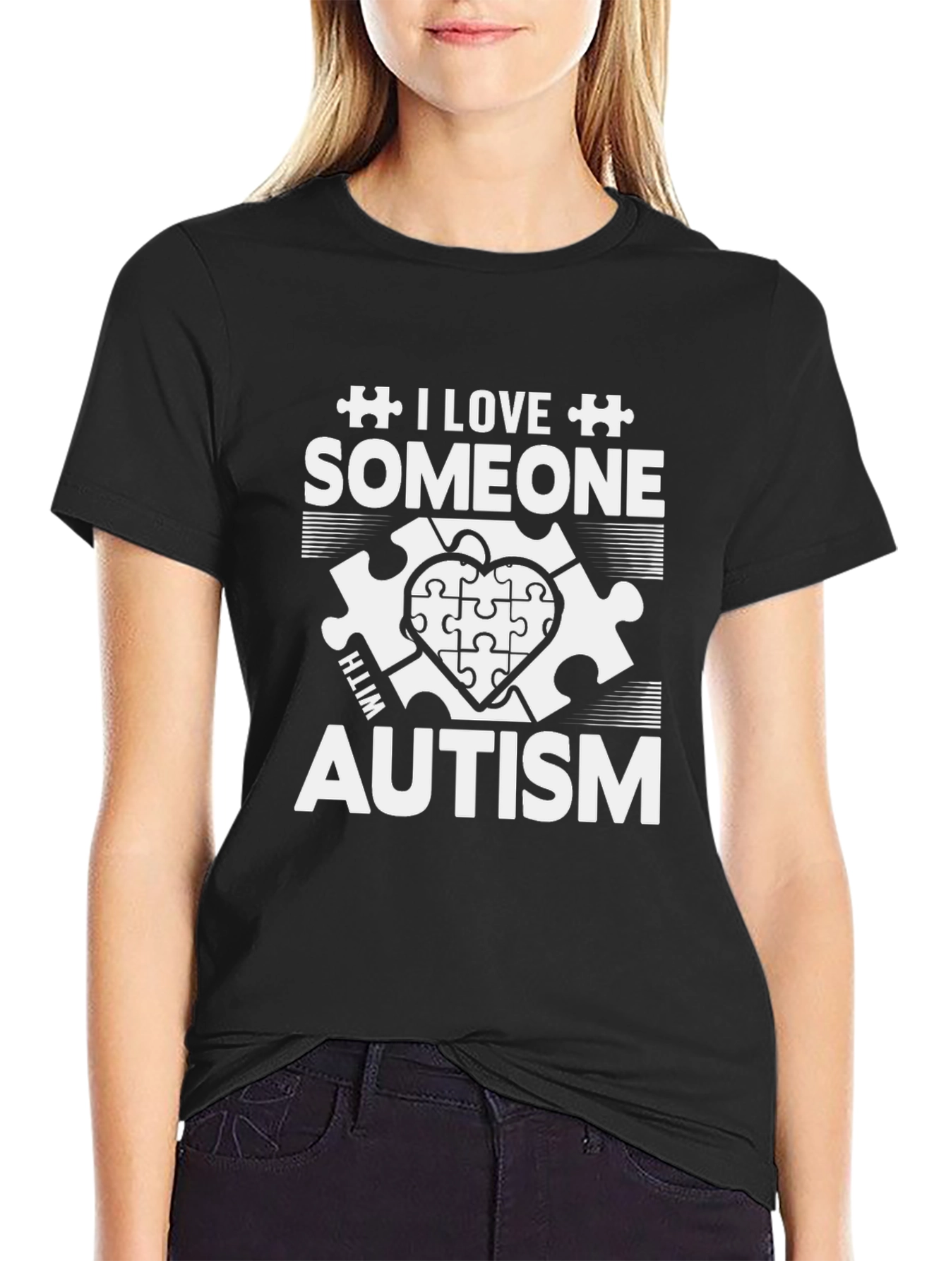 I Love Someone With Autism T-Shirt