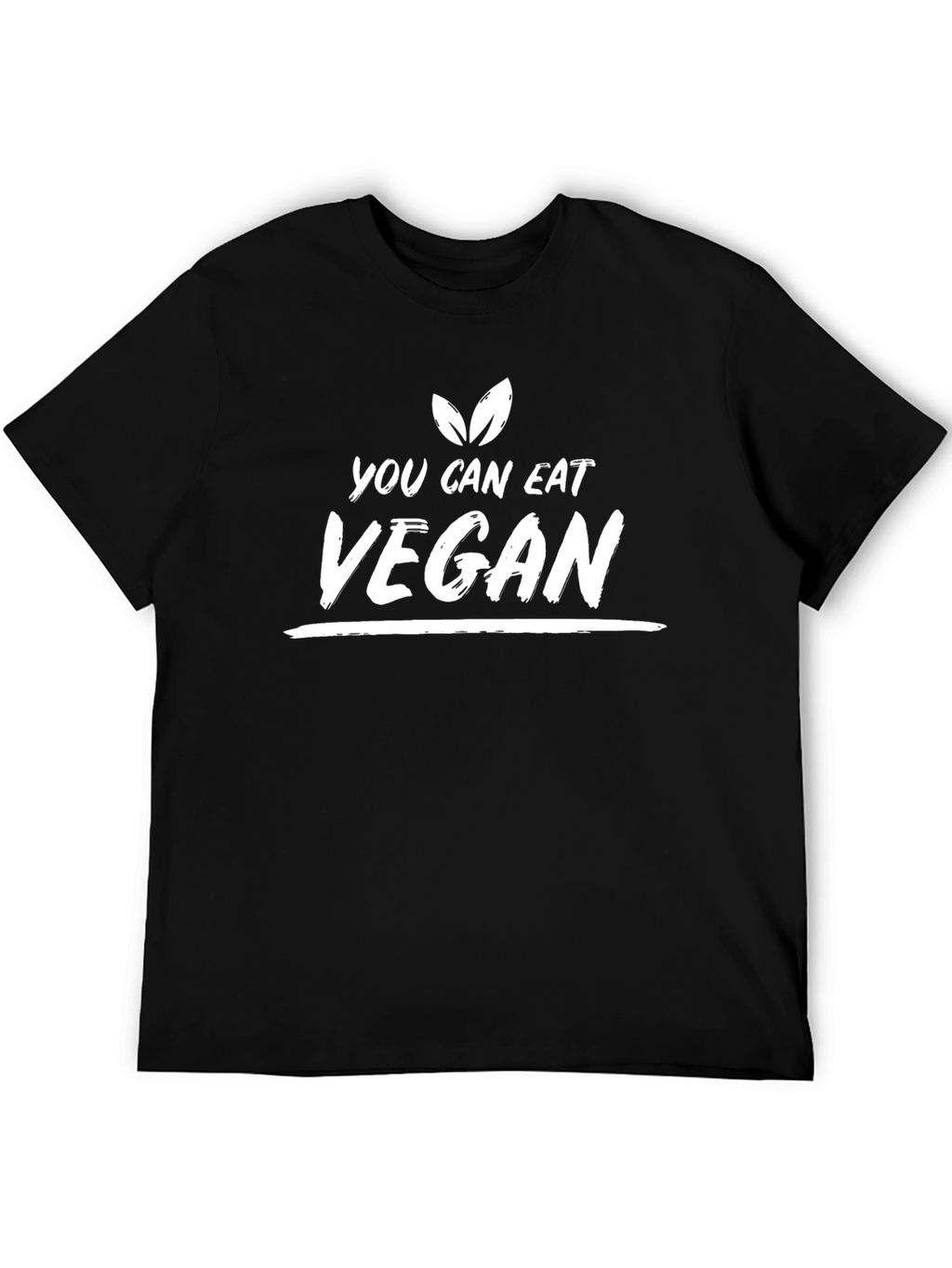 Eat Vegan Graphic Tee - Unisex Black T-Shirt