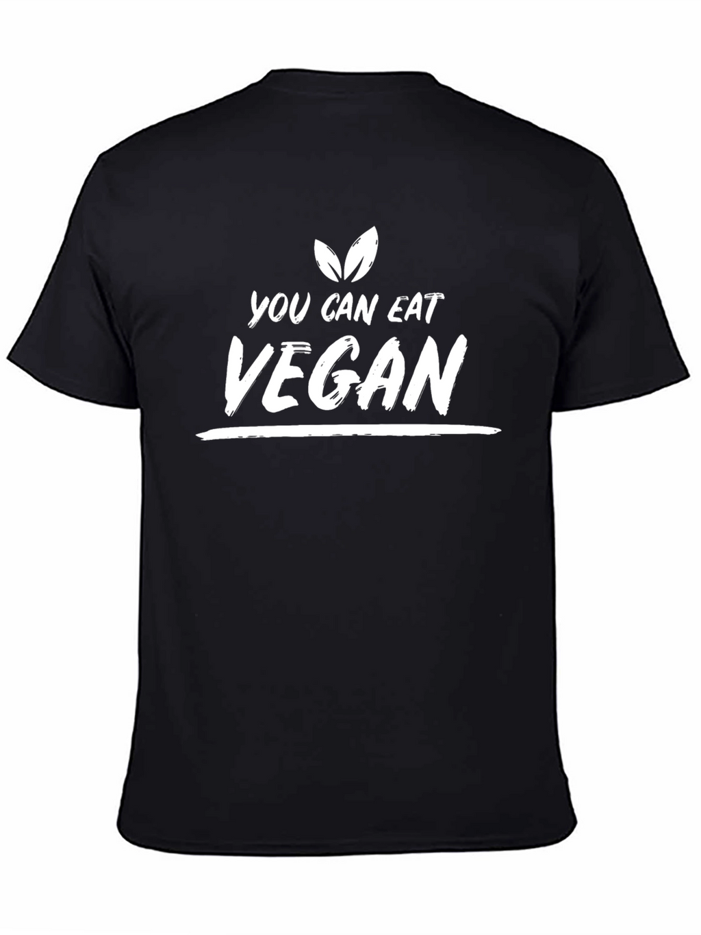 Eat Vegan Graphic Tee - Unisex Black T-Shirt
